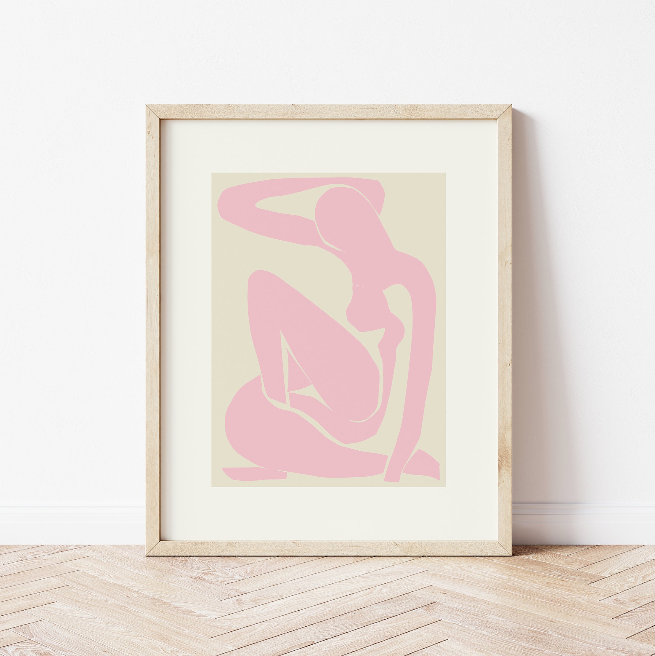 Matisse Exhibition Pink Nude Print - Image 4