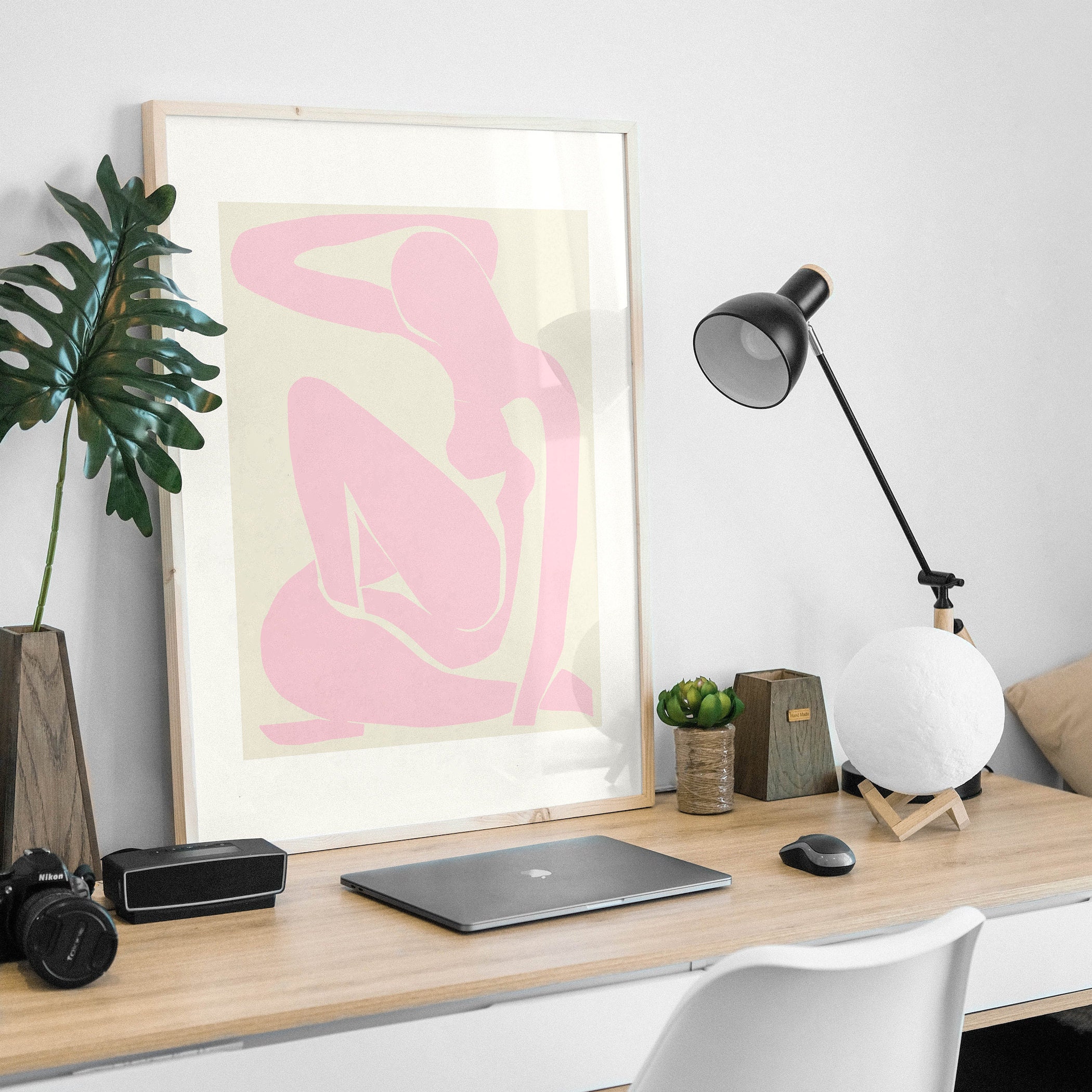 Matisse Exhibition Pink Nude Print - Image 5