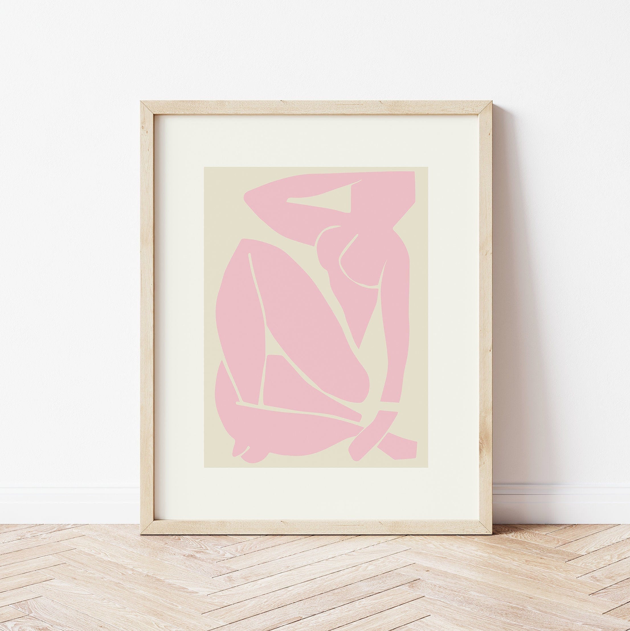 Matisse Exhibition Pink Nude Print - Image 4