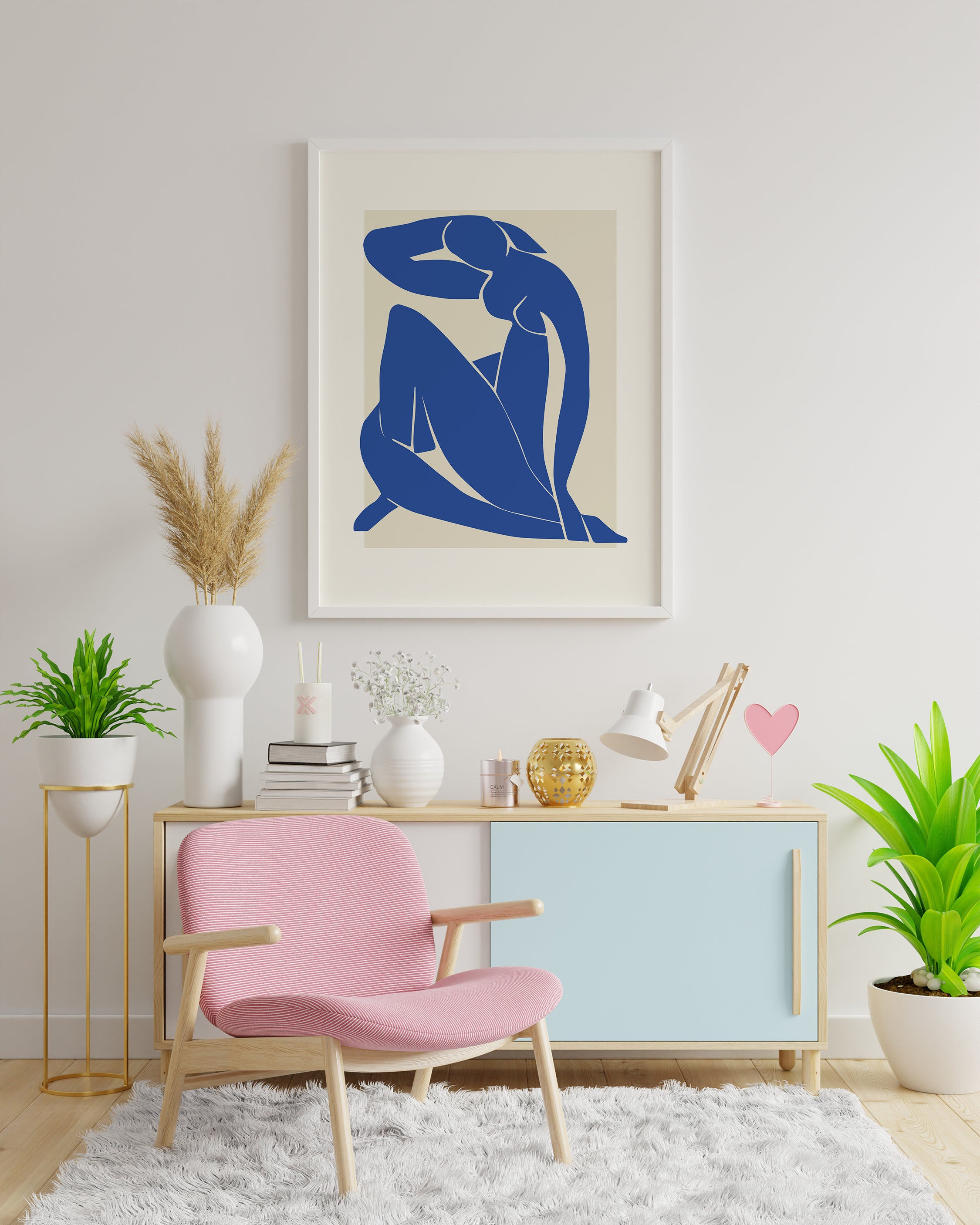 Matisse Exhibition Poster Blue Nude Print - Image 4