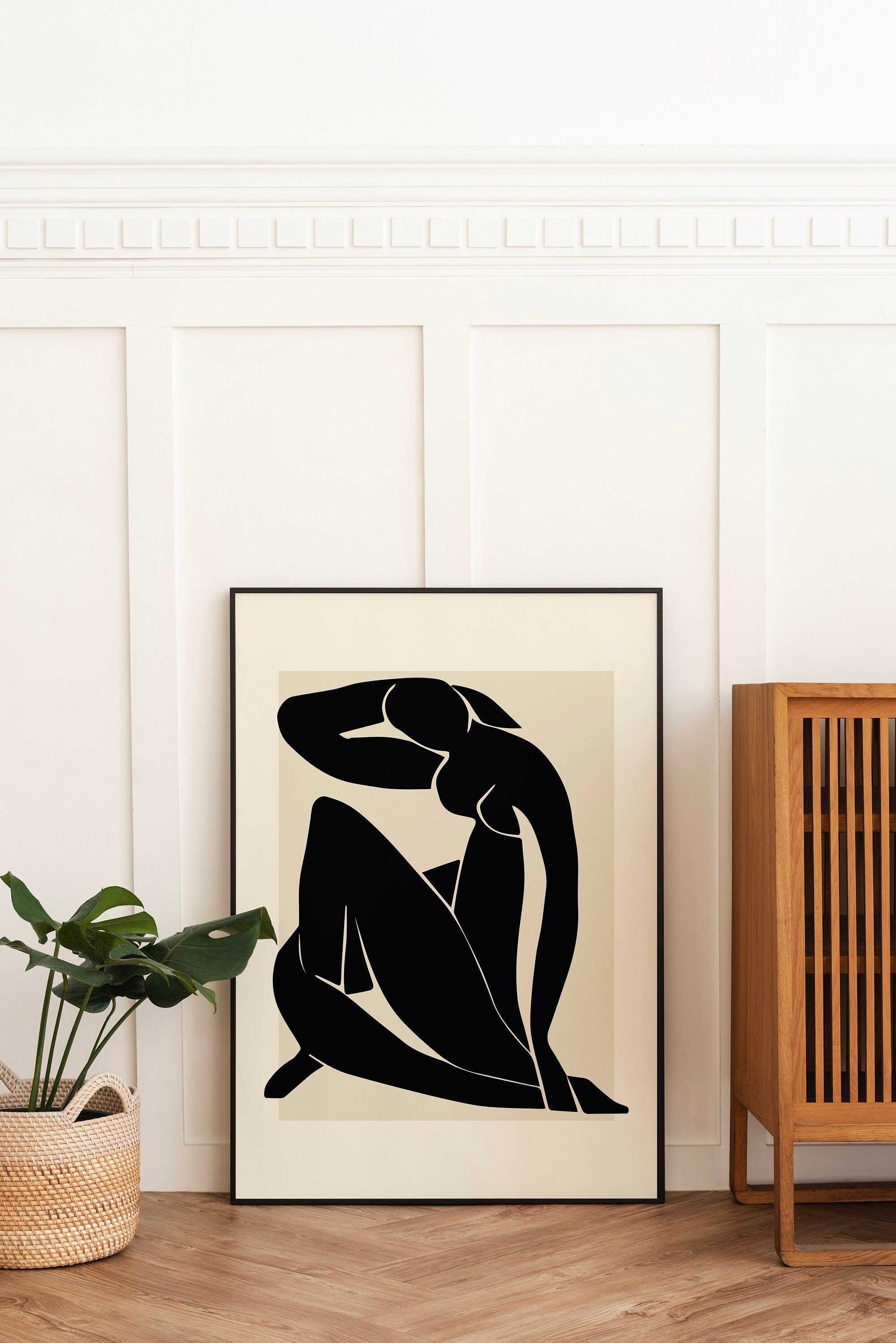 Matisse Exhibition Print Black Nude Print - Image 5