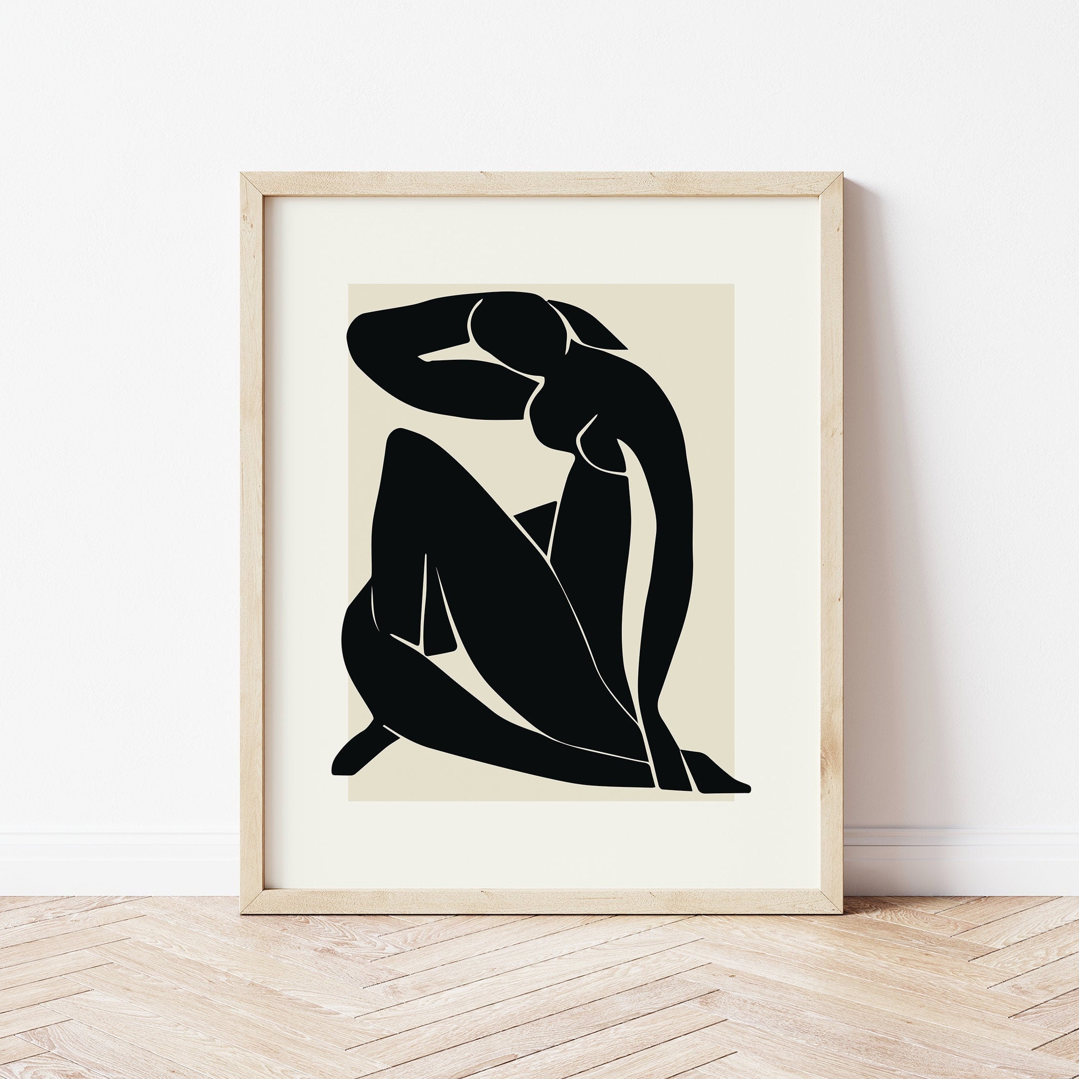 Matisse Exhibition Print Black Nude Print - Image 2