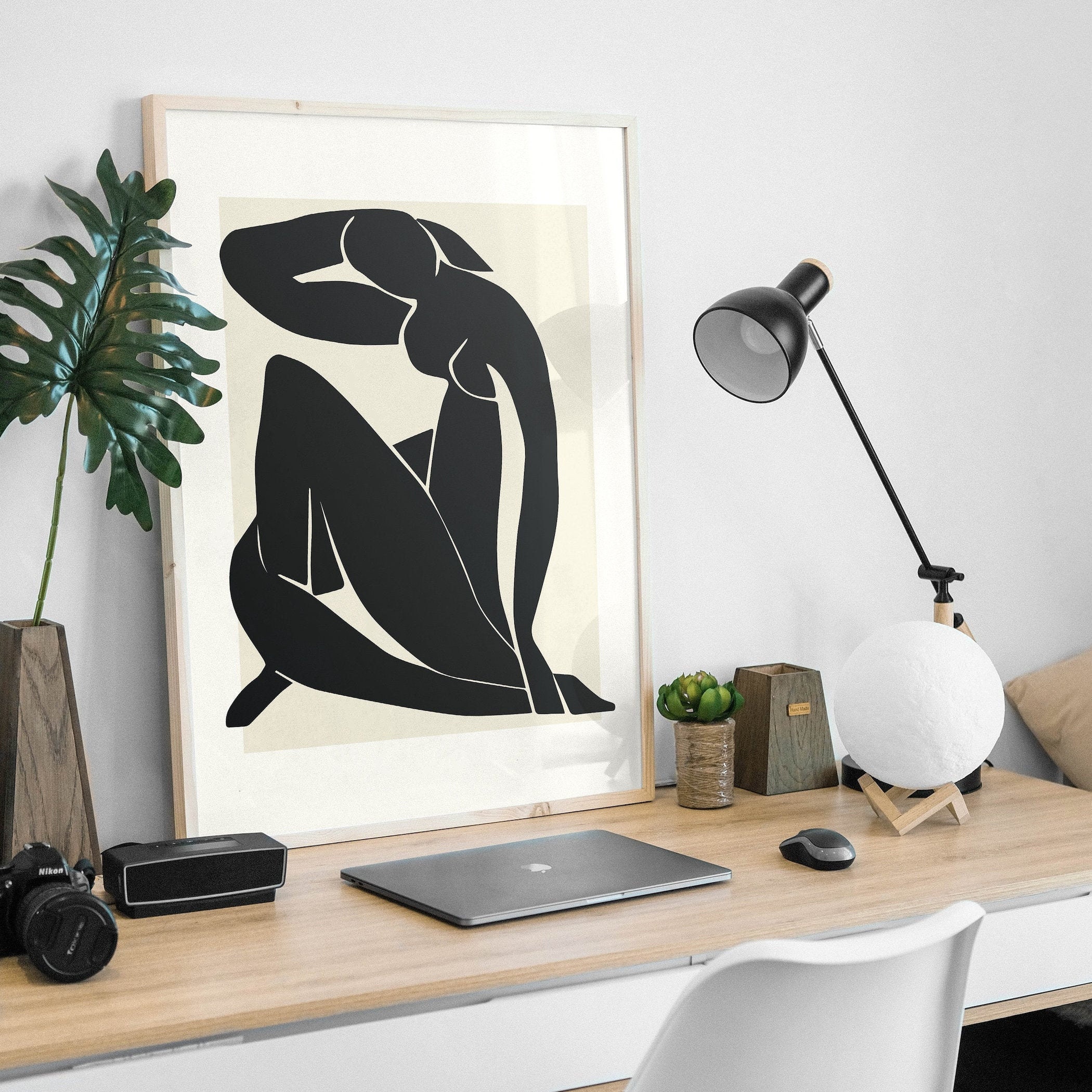 Matisse Exhibition Print Black Nude Print - Image 3