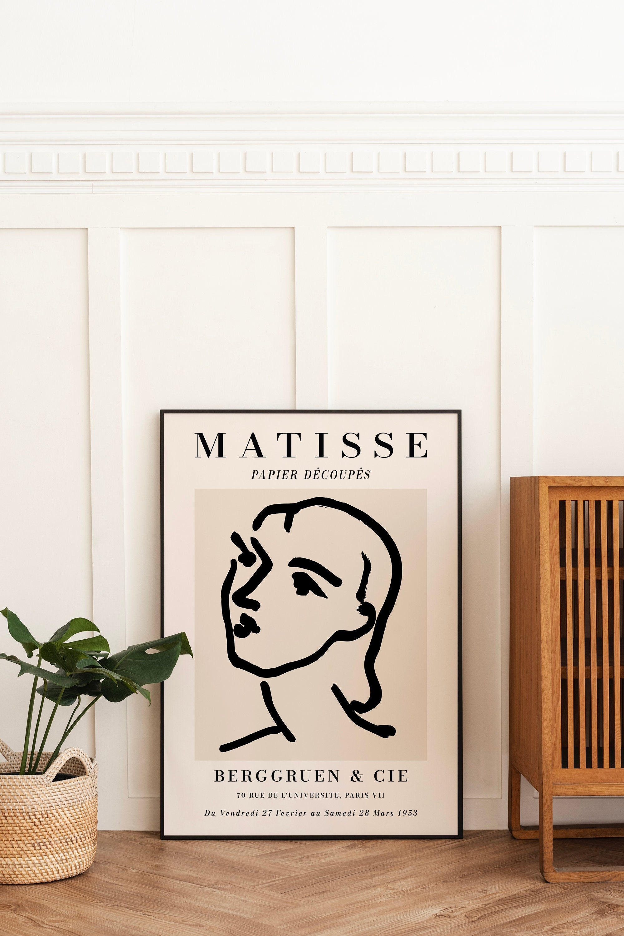 Matisse Woman Sketch Exhibition Print - Image 2