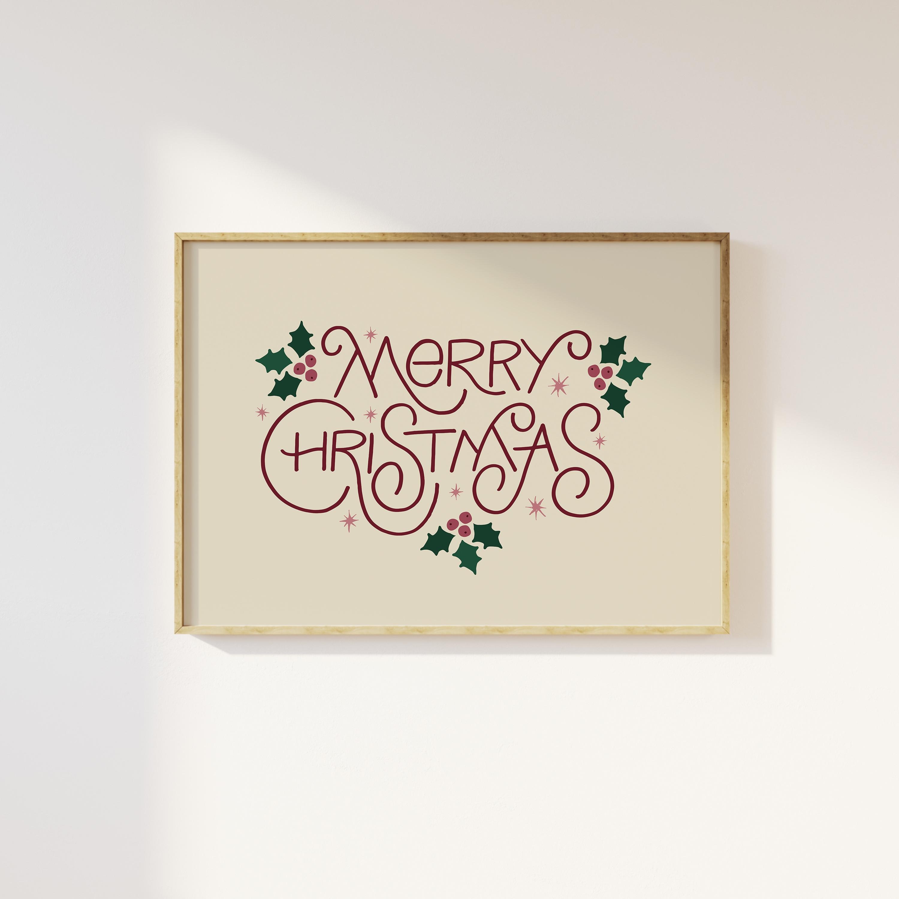Merry Christmas Print - Image 3