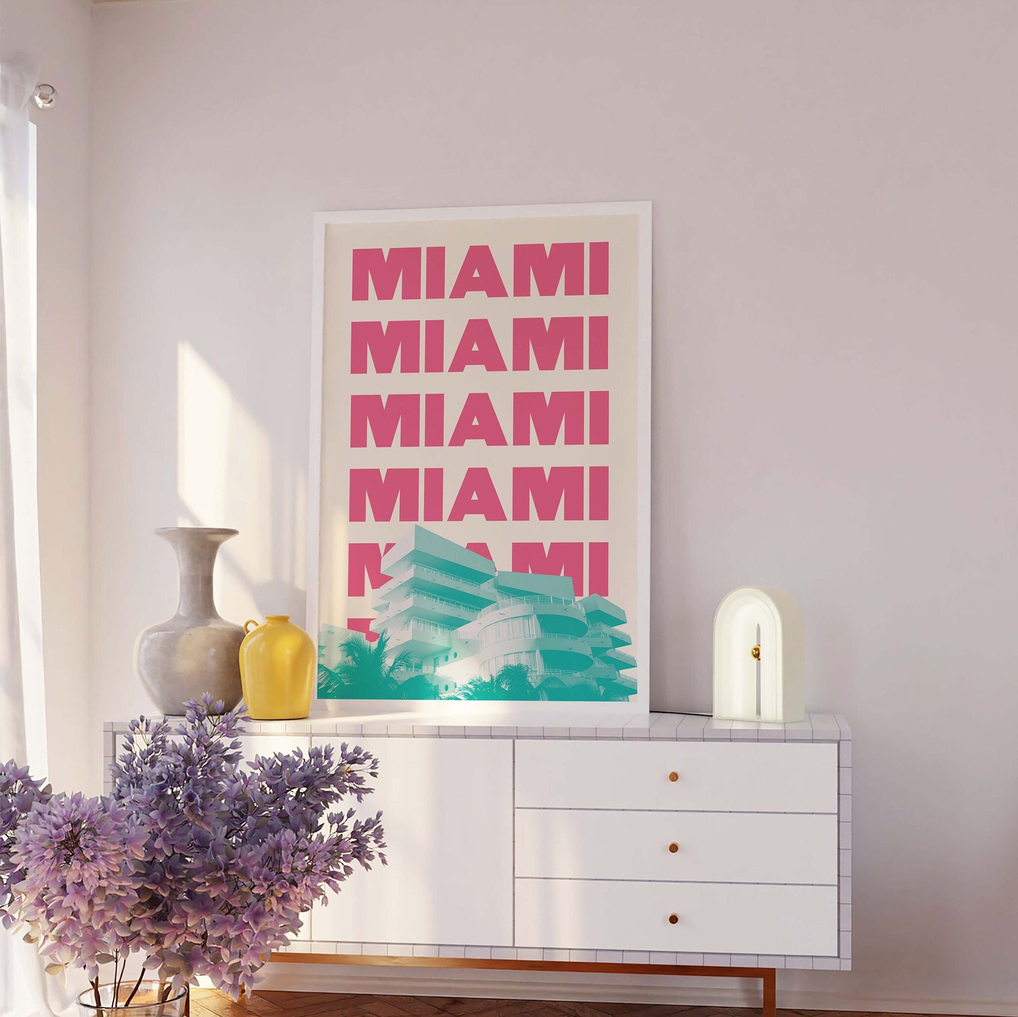 Miami Travel Print - Image 3