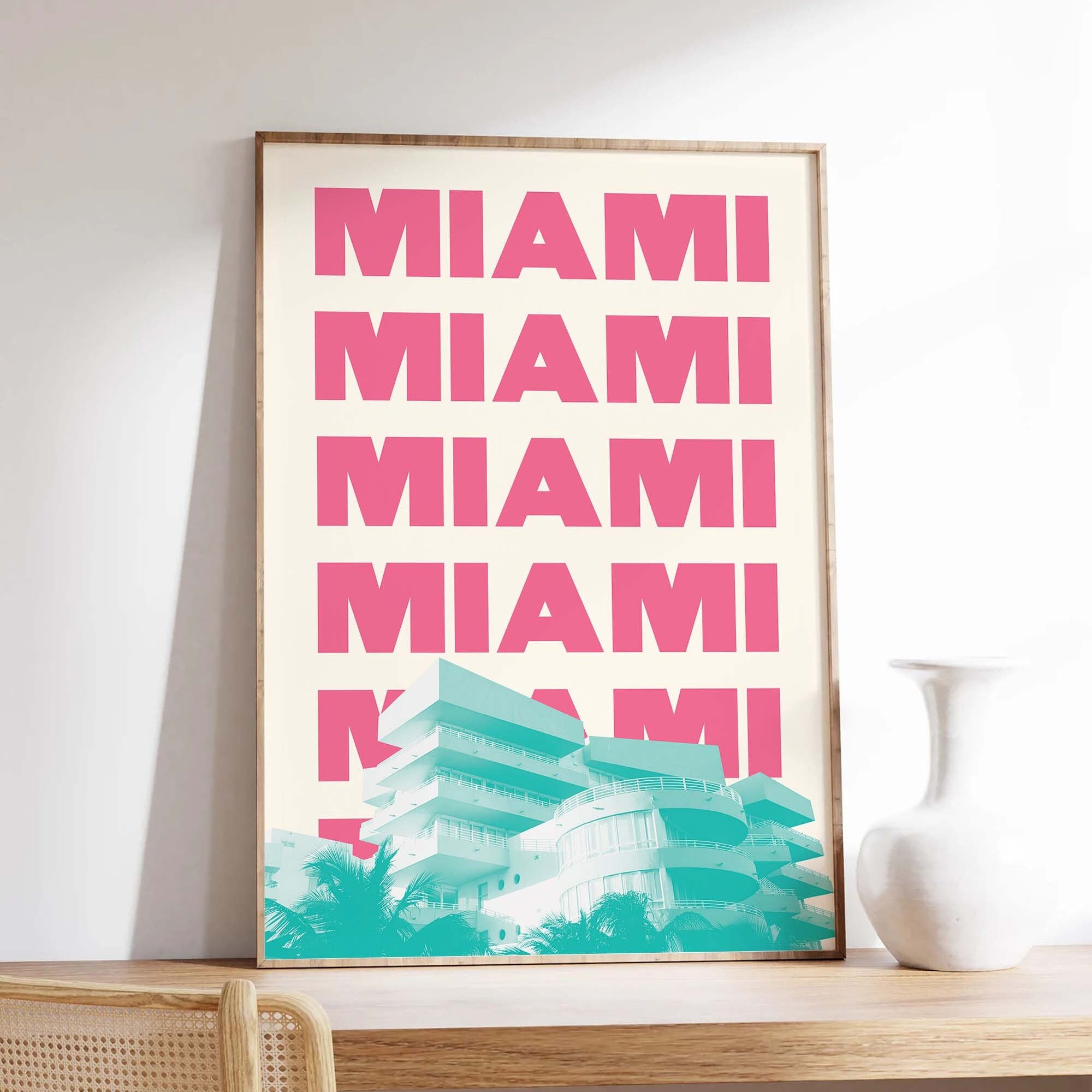 Miami Travel Print - Image 4