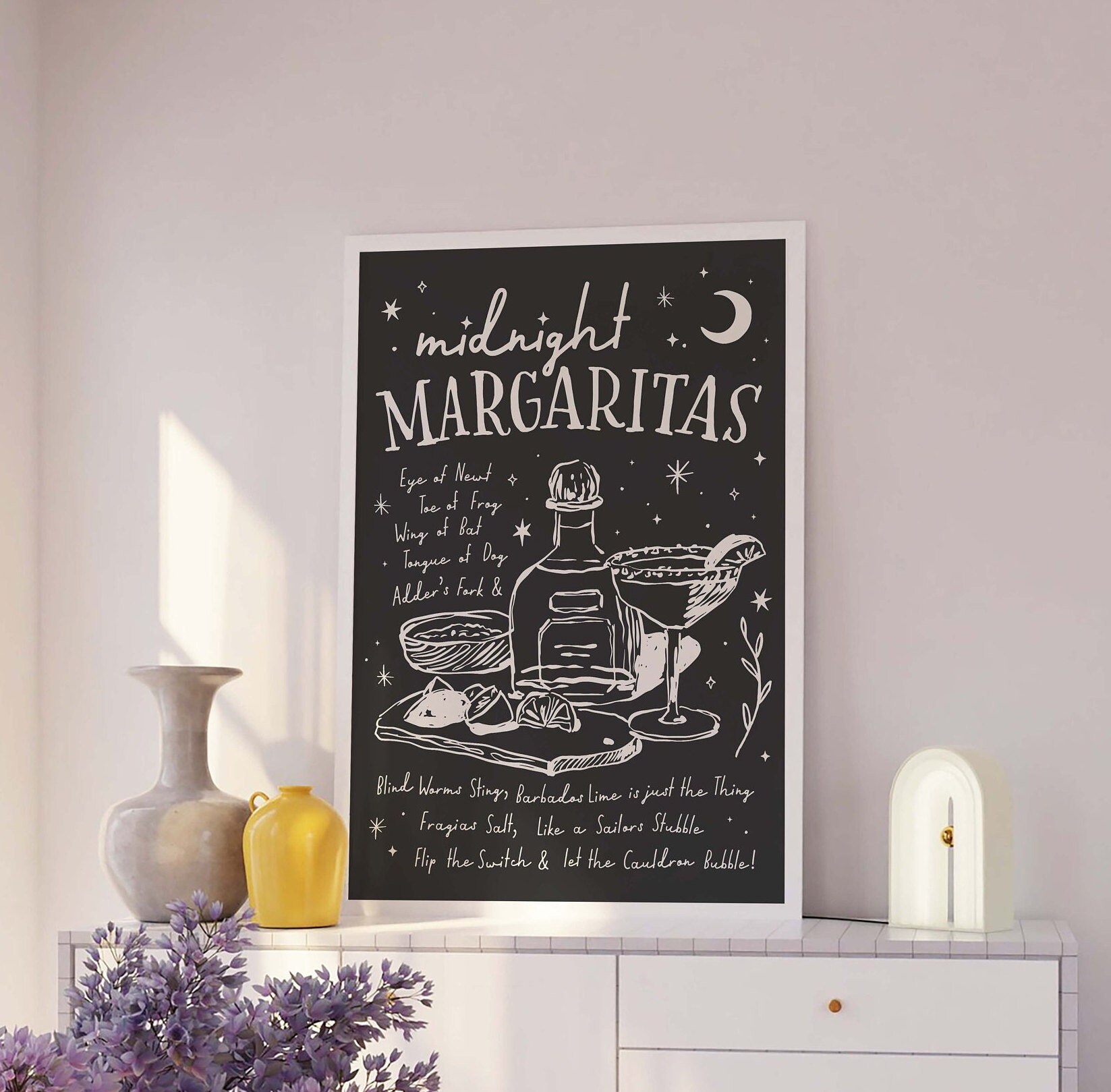 Midnight Margaritas Print