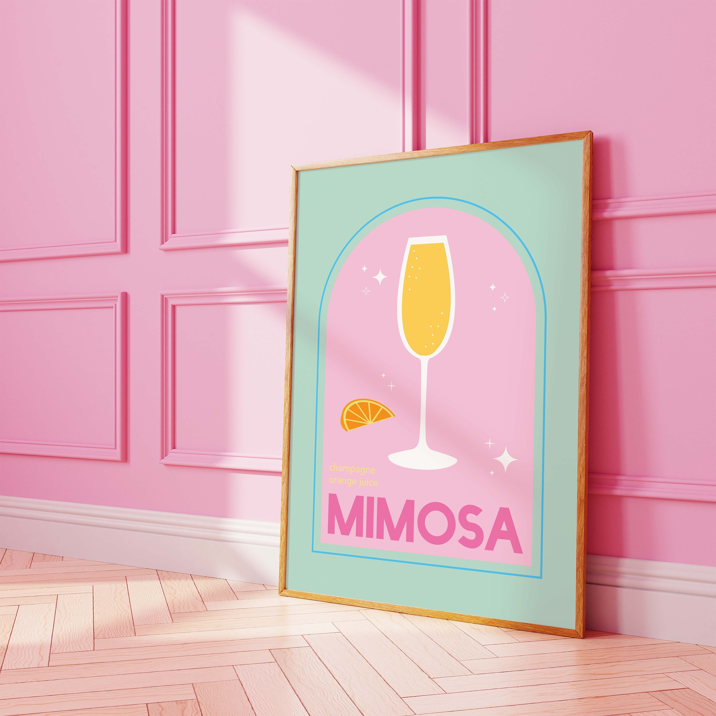 Mimosa Cocktail Print - Image 2