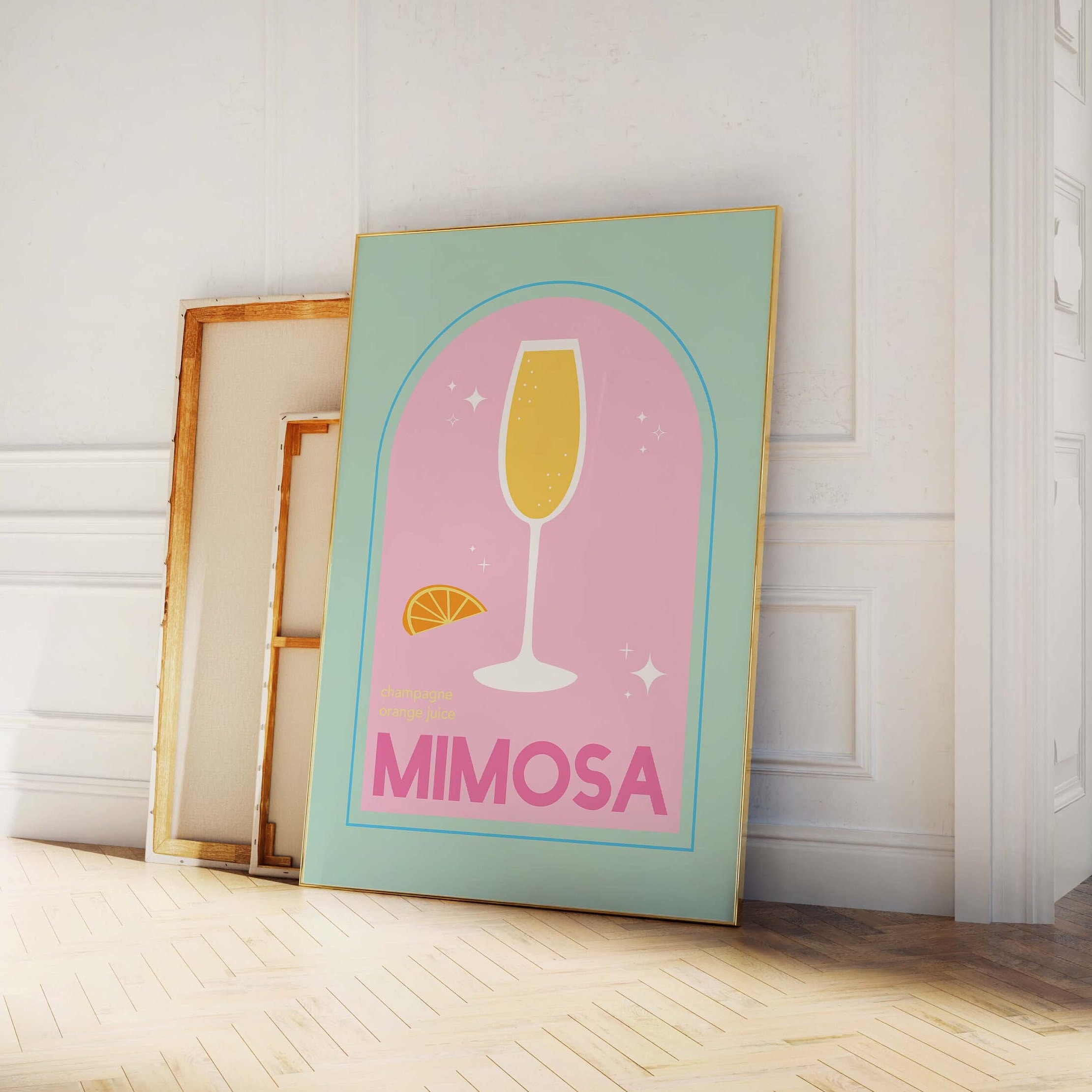 Mimosa Cocktail Print - Image 3
