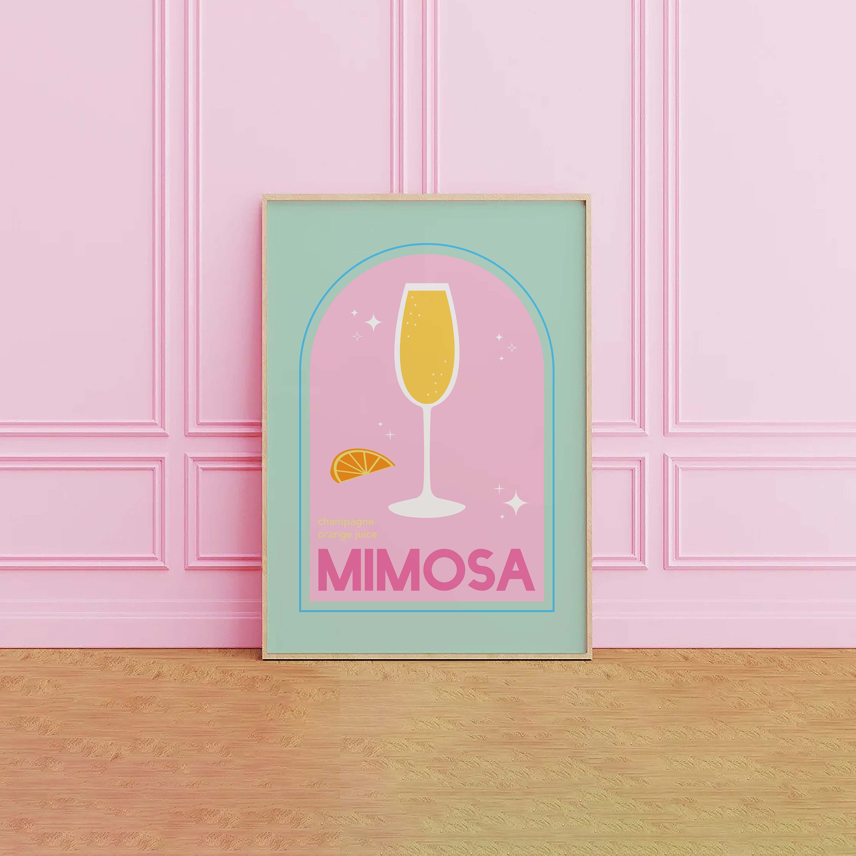 Mimosa Cocktail Print - Image 5