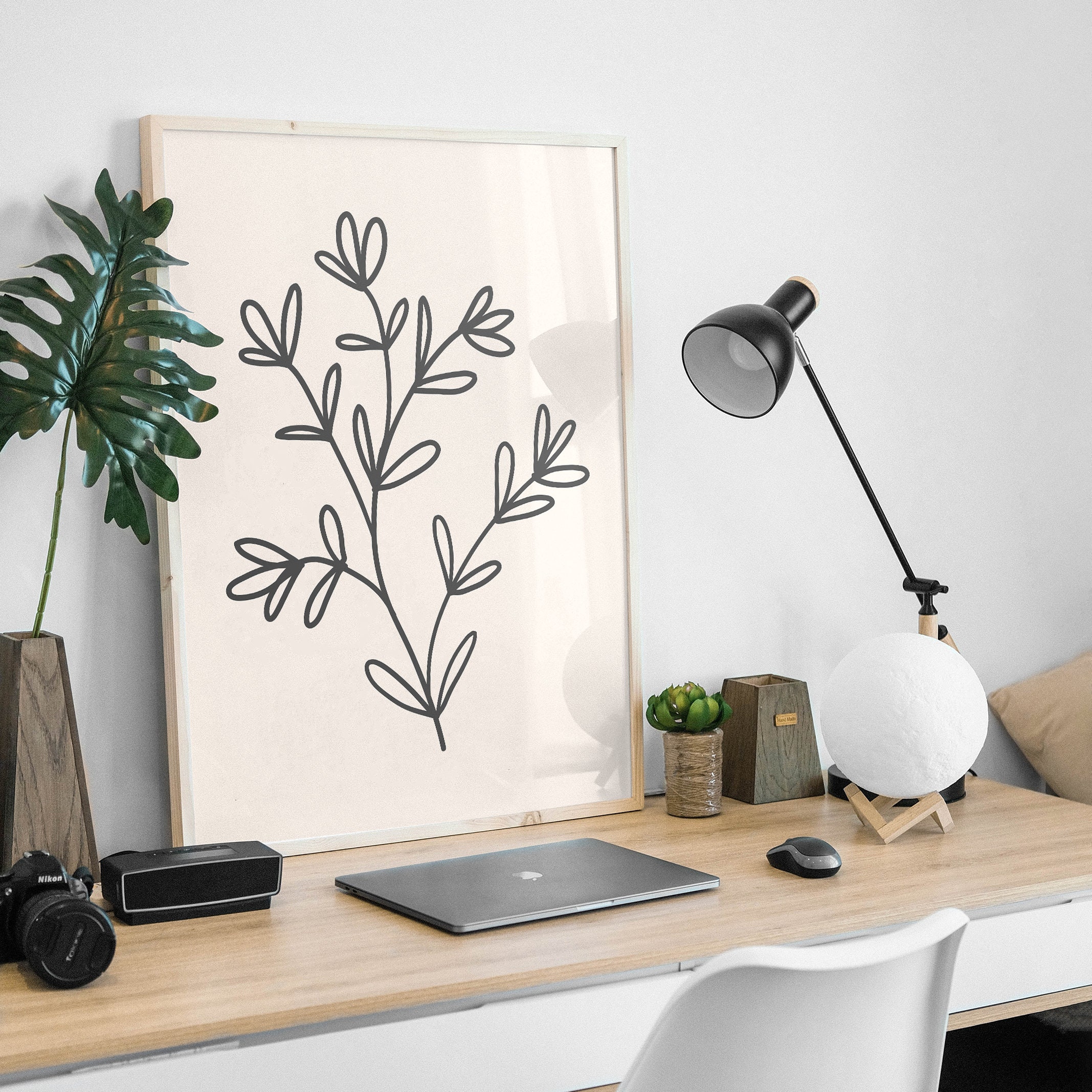 Minimal Line Botanical Gallery Wall Print - Image 3