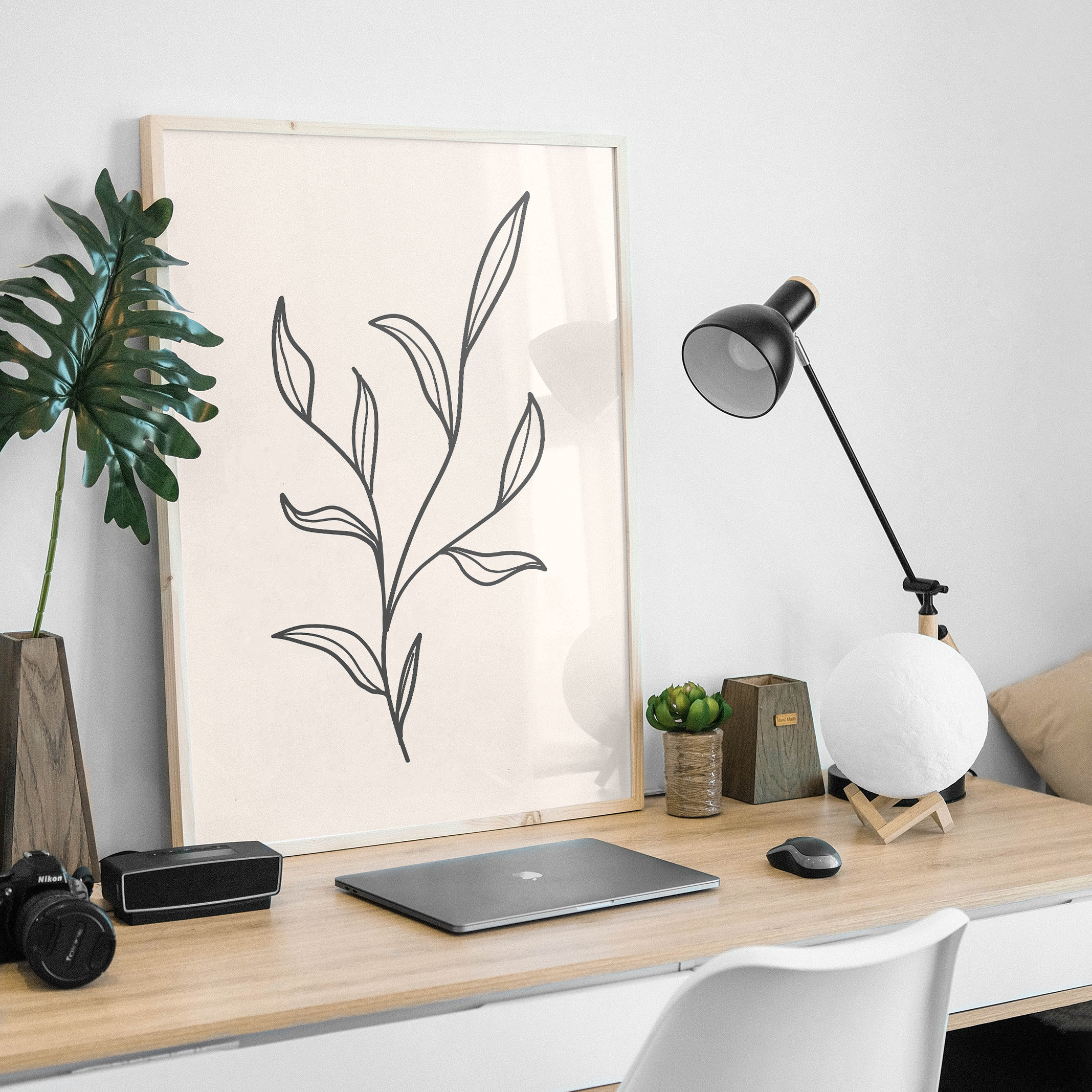 Minimal Line Botanical Gallery Wall Print - Image 4