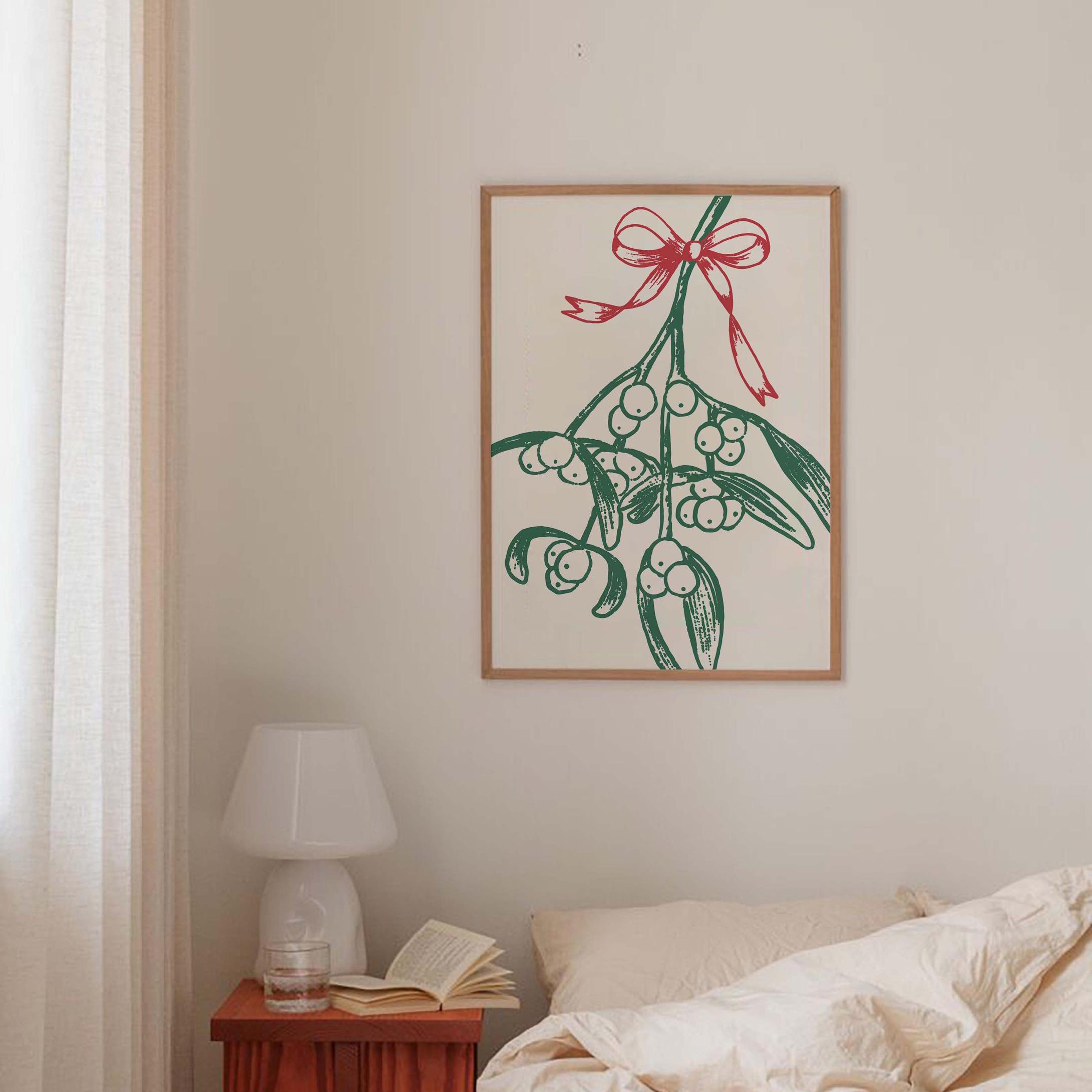 Mistletoe Sketch Print - Image 4