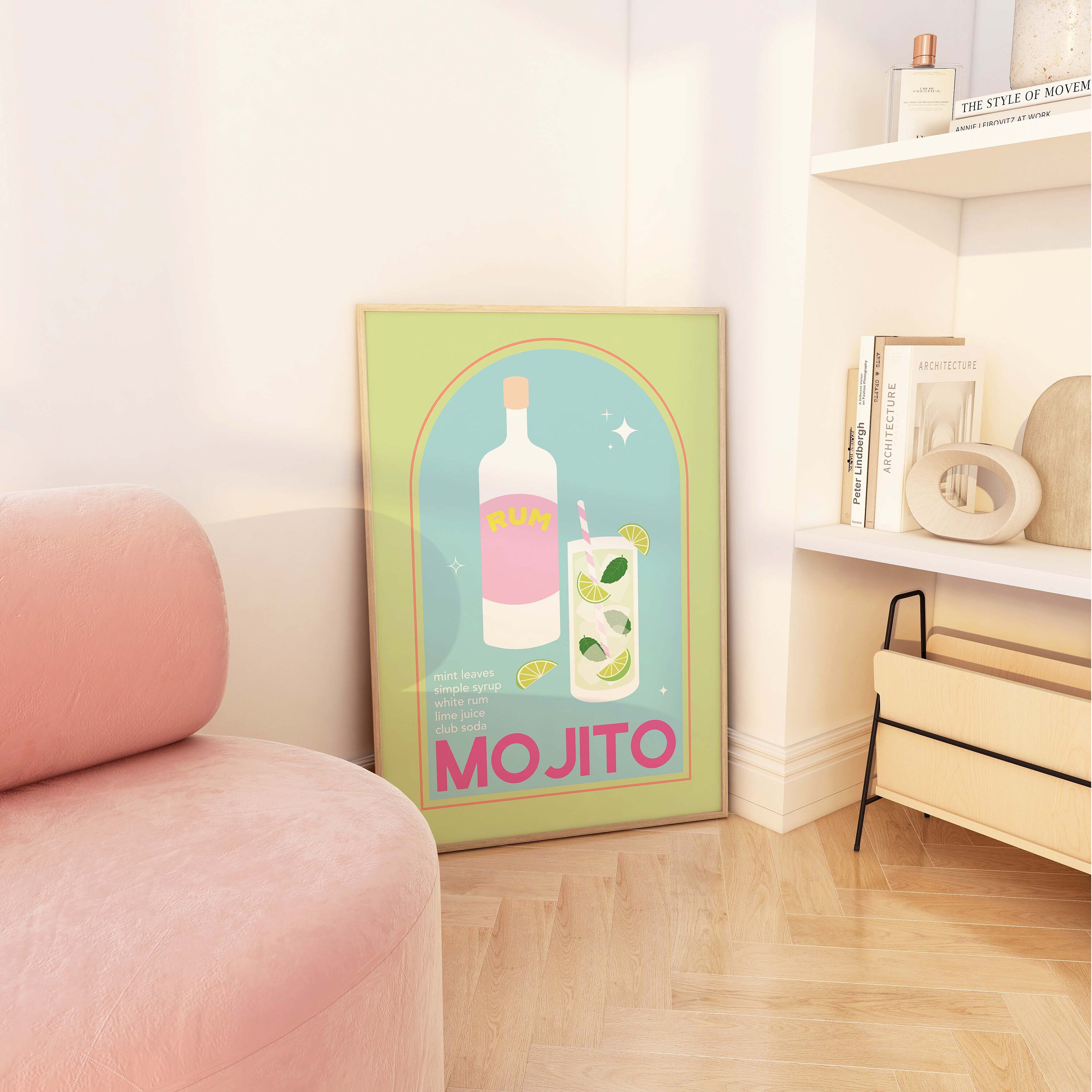 Mojito Cocktail Print - Image 5