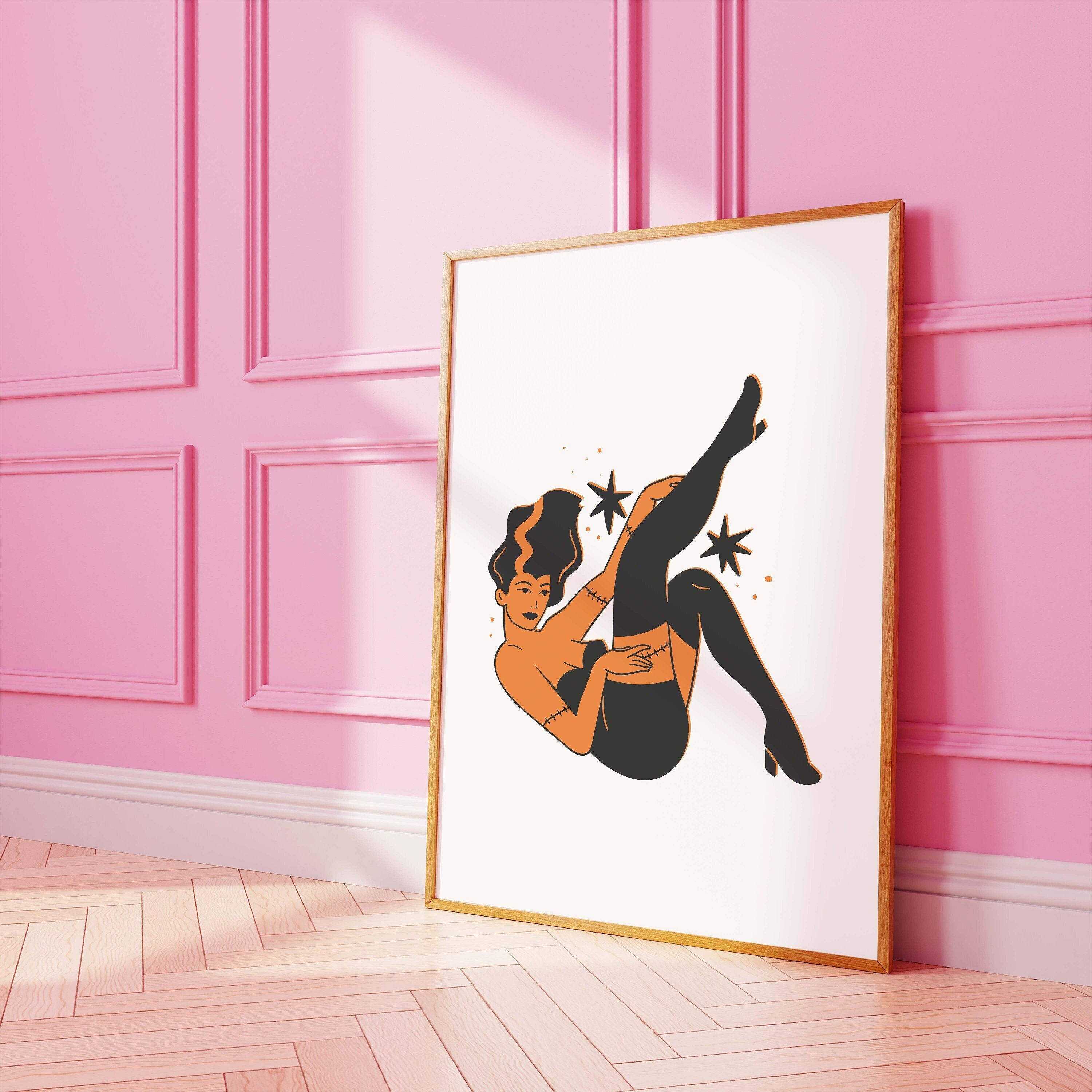 Monster Pinup Print