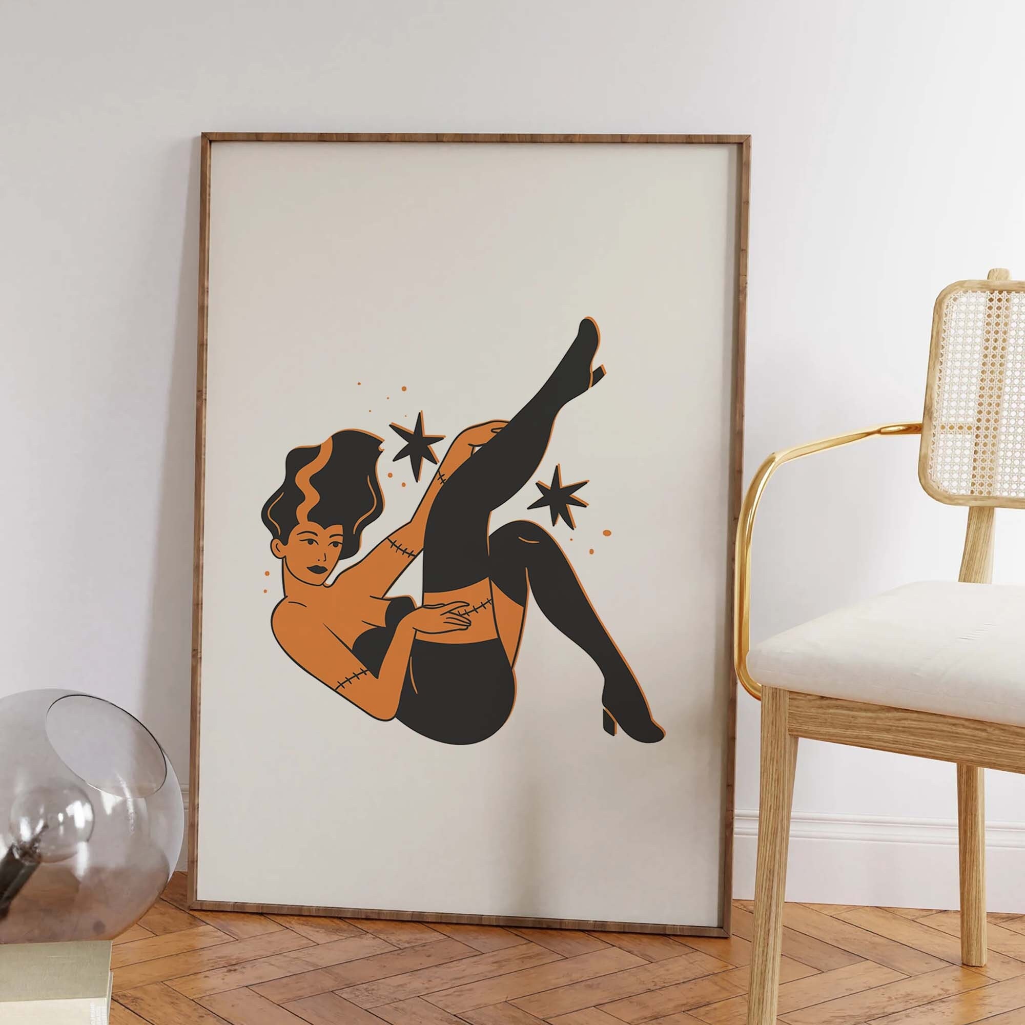 Monster Pinup Print - Image 3