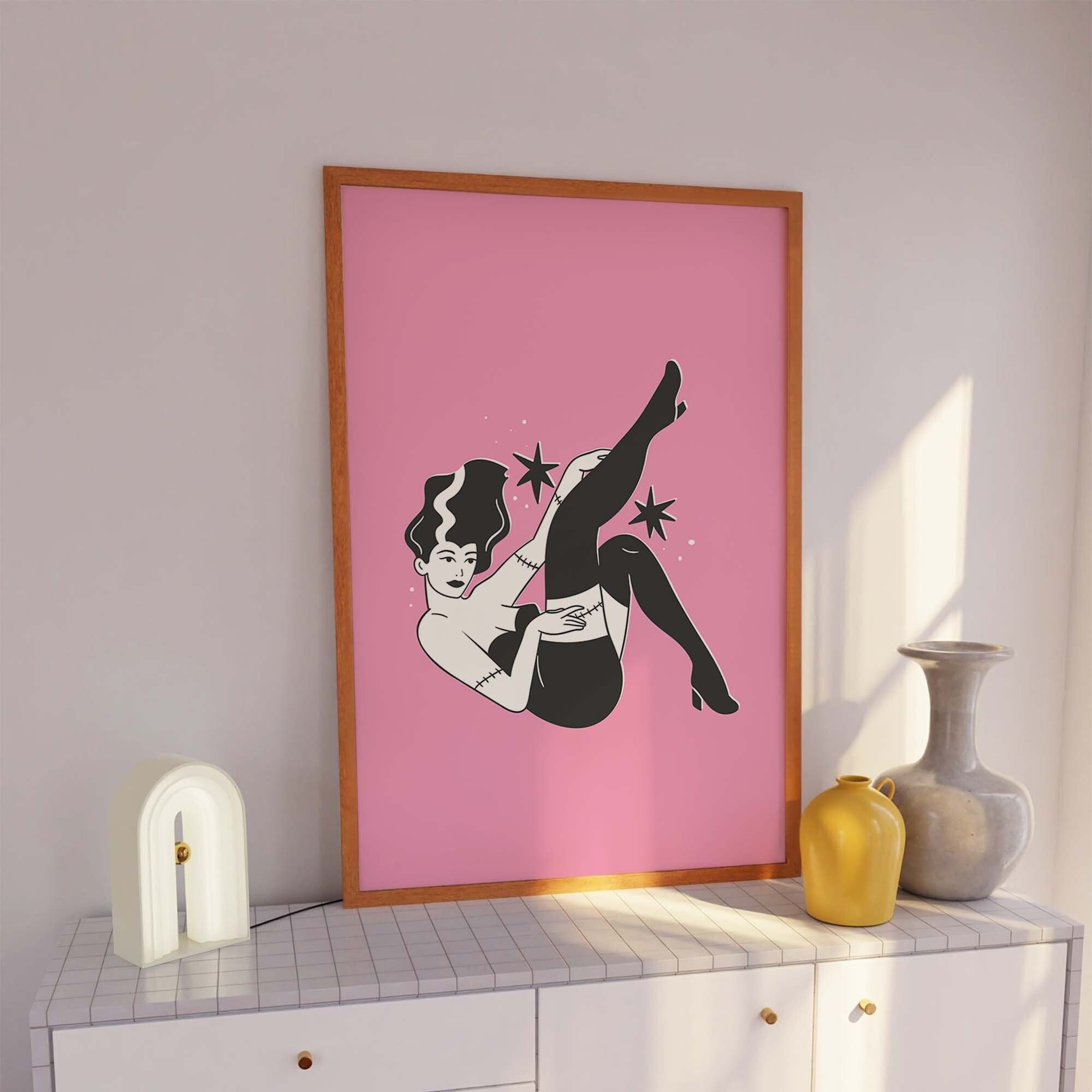 Monster Pinup Print