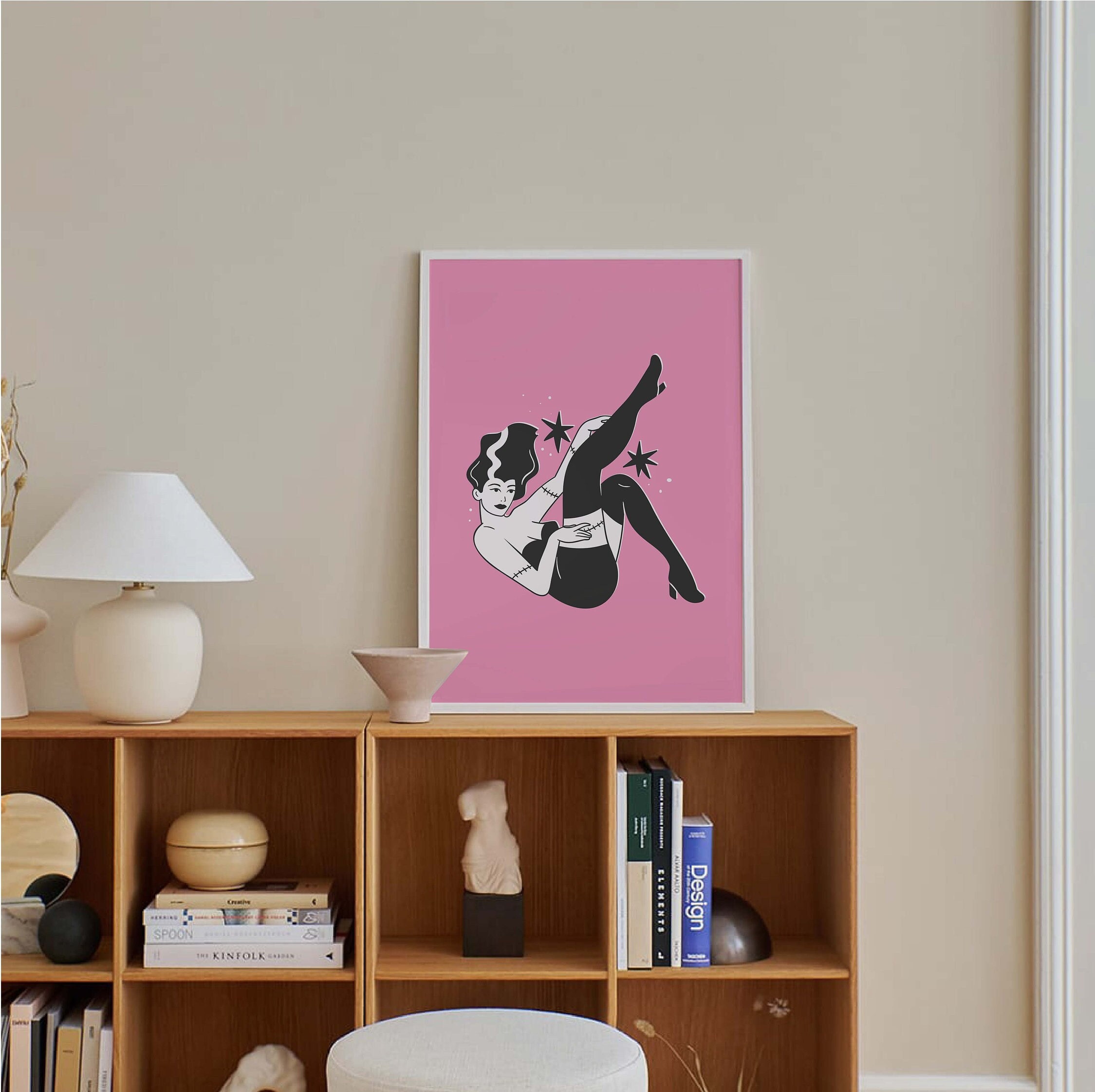 Monster Pinup Print - Image 2