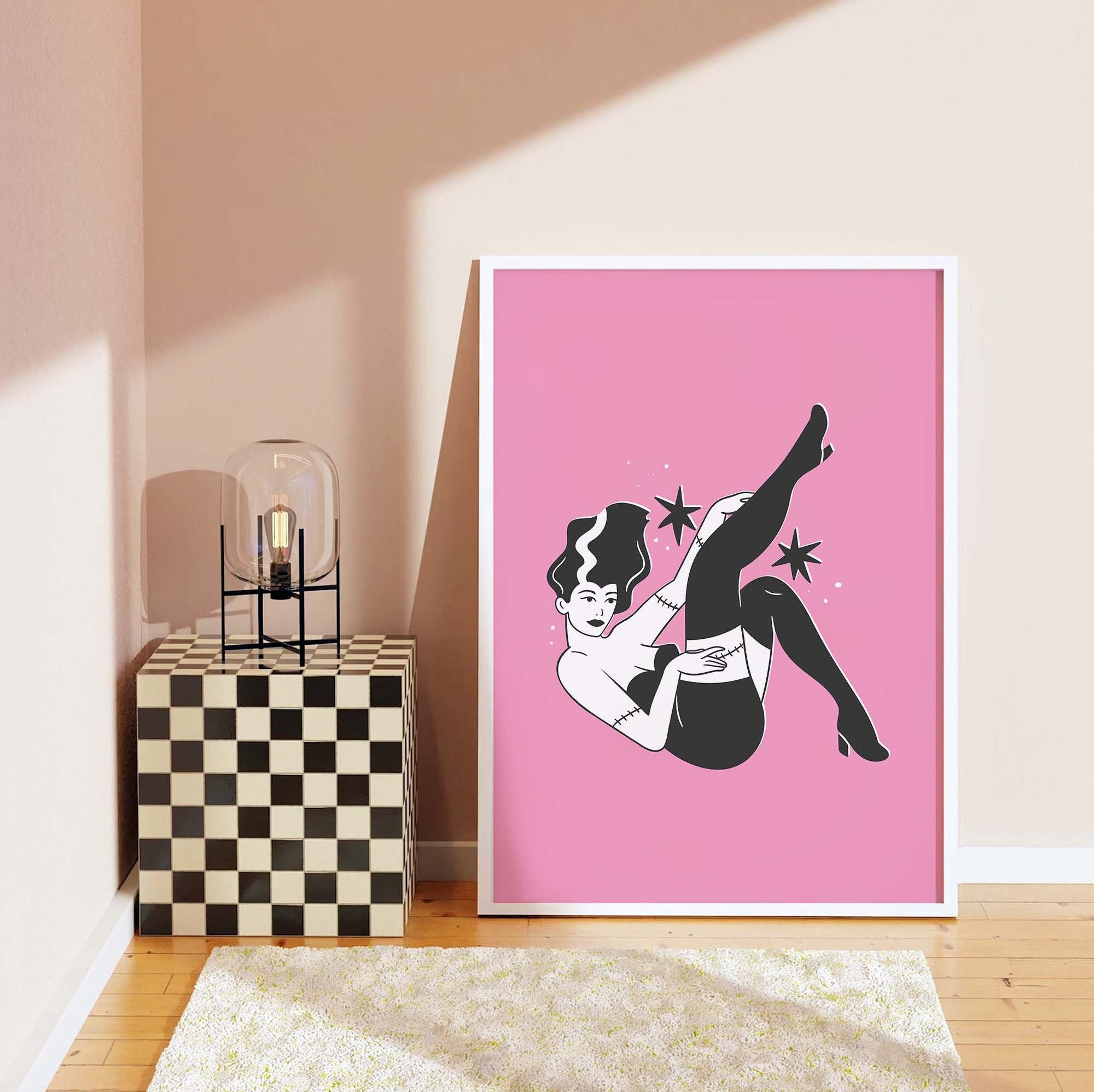 Monster Pinup Print - Image 3