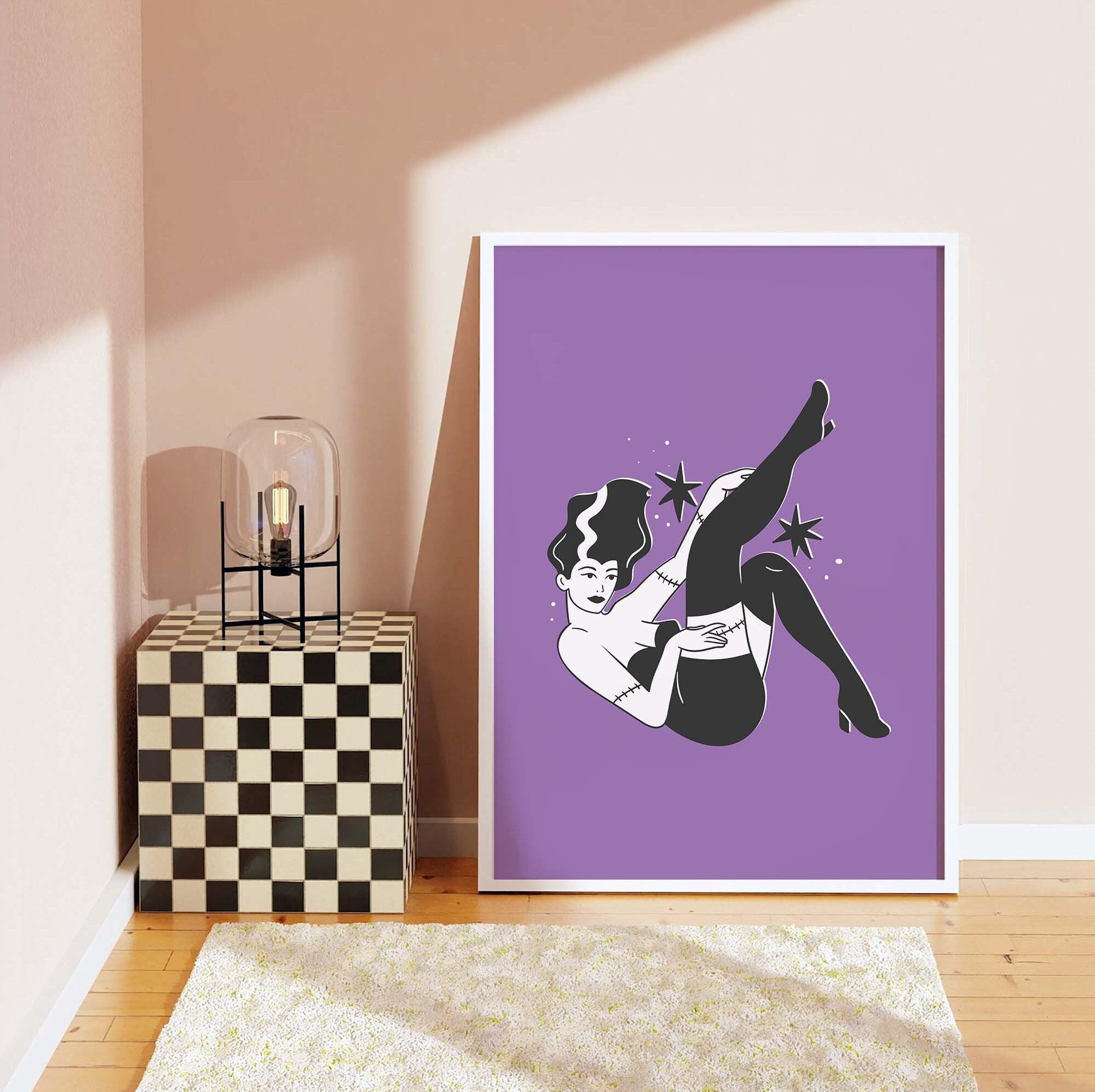 Monster Pinup Print