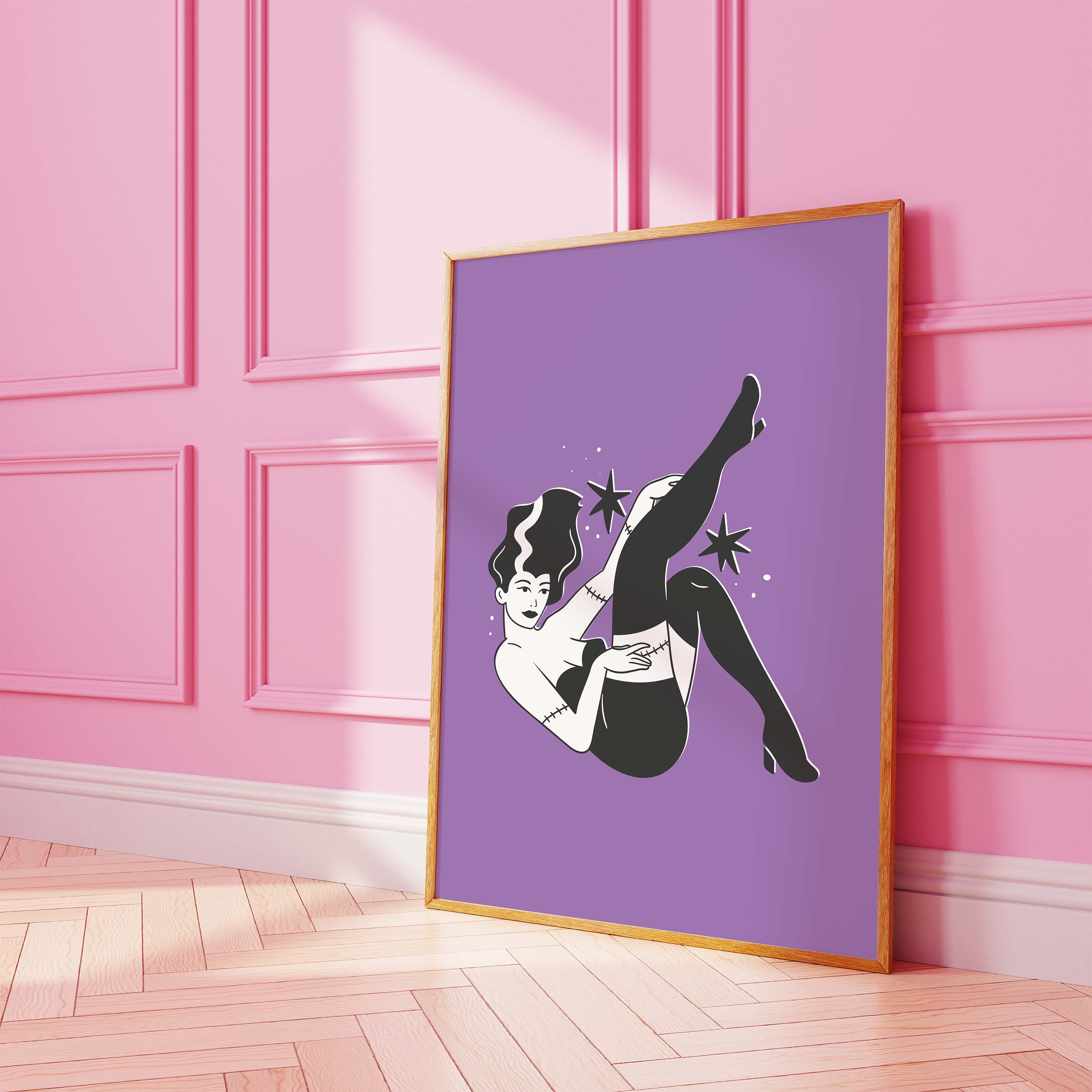 Monster Pinup Print - Image 2