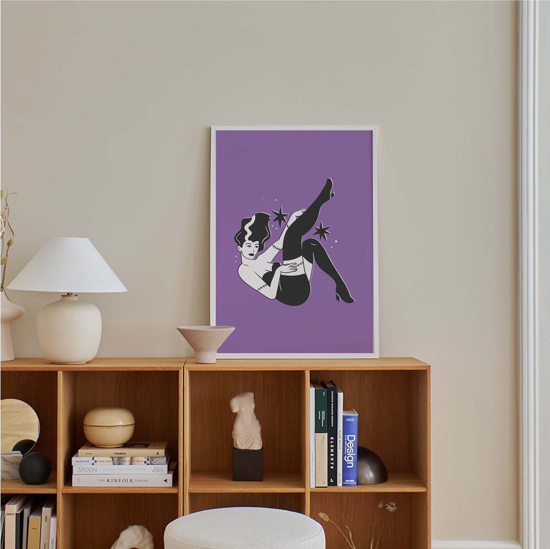 Monster Pinup Print - Image 3