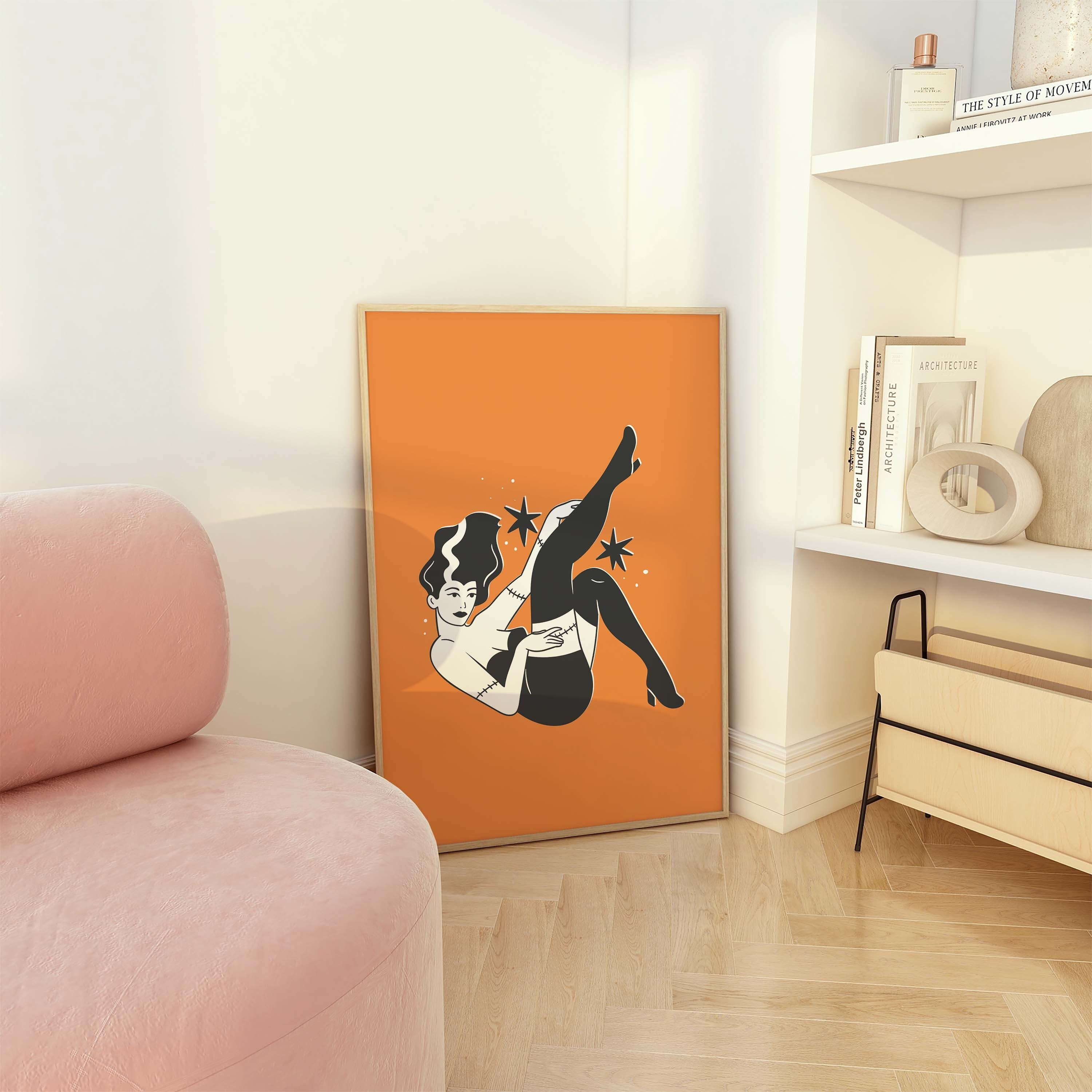 Monster Pinup Print - Image 2