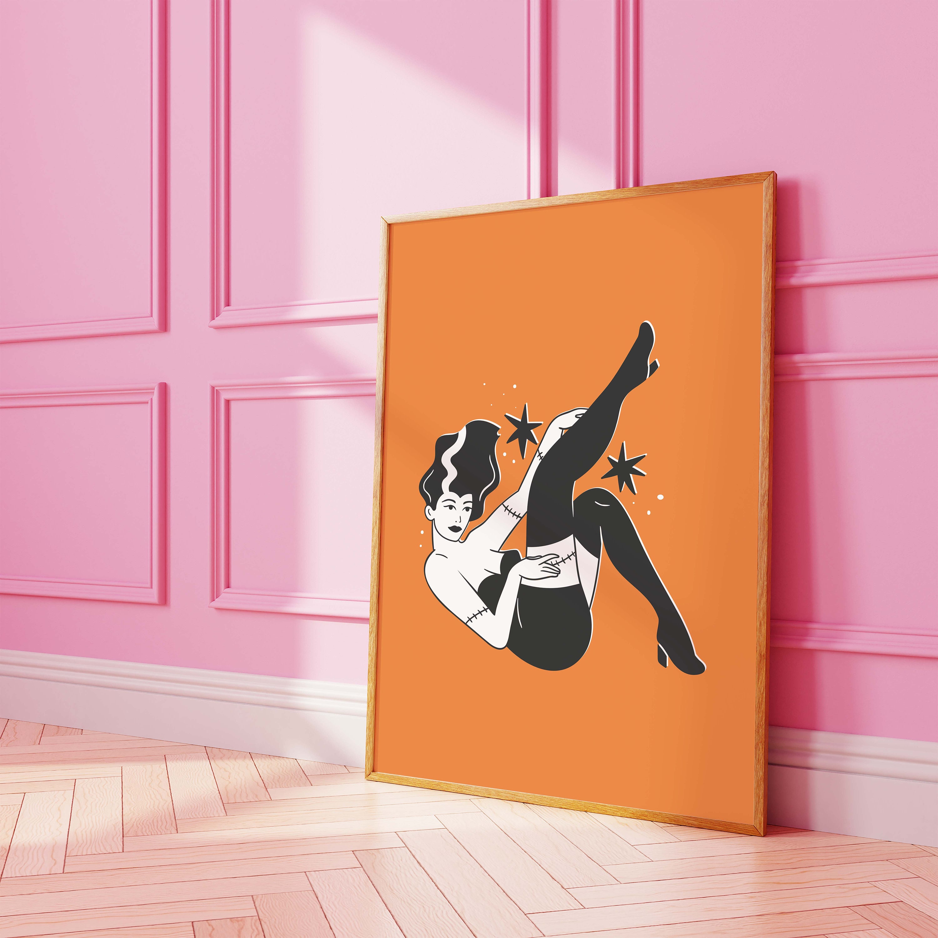 Monster Pinup Print - Image 3
