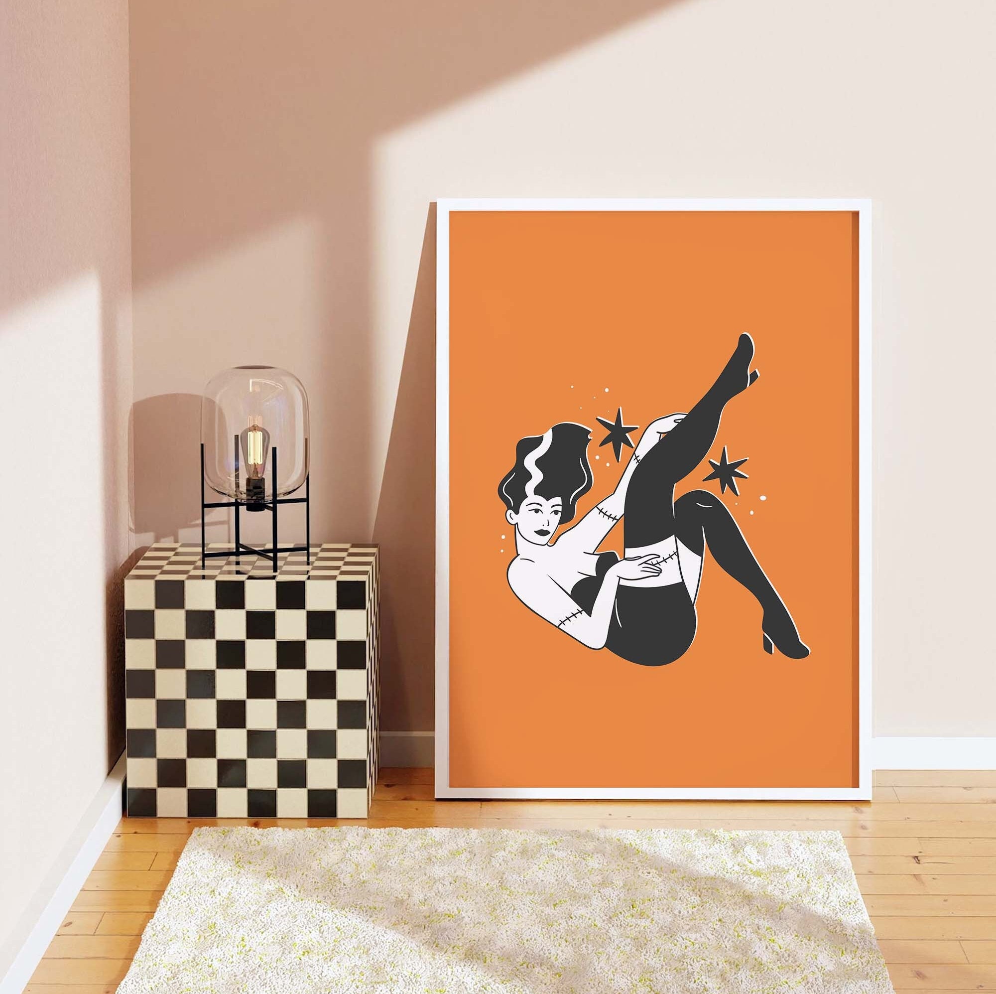 Monster Pinup Print - Image 4