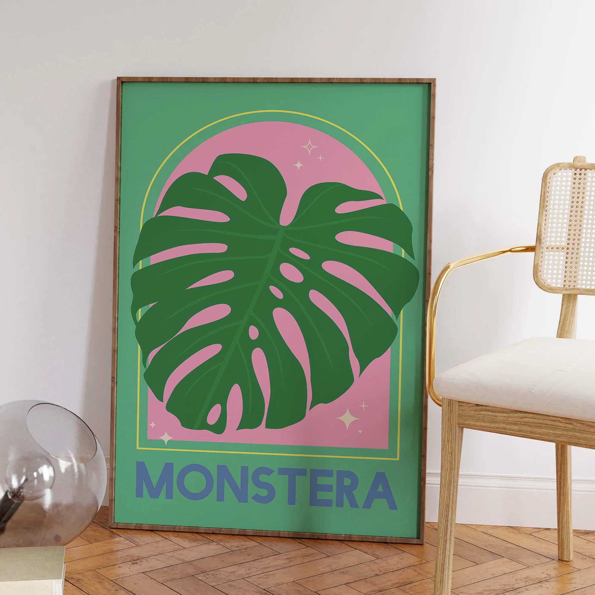 Monstera House Plant Print - Image 3