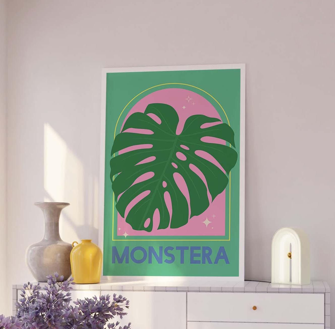 Monstera House Plant Print - Image 4