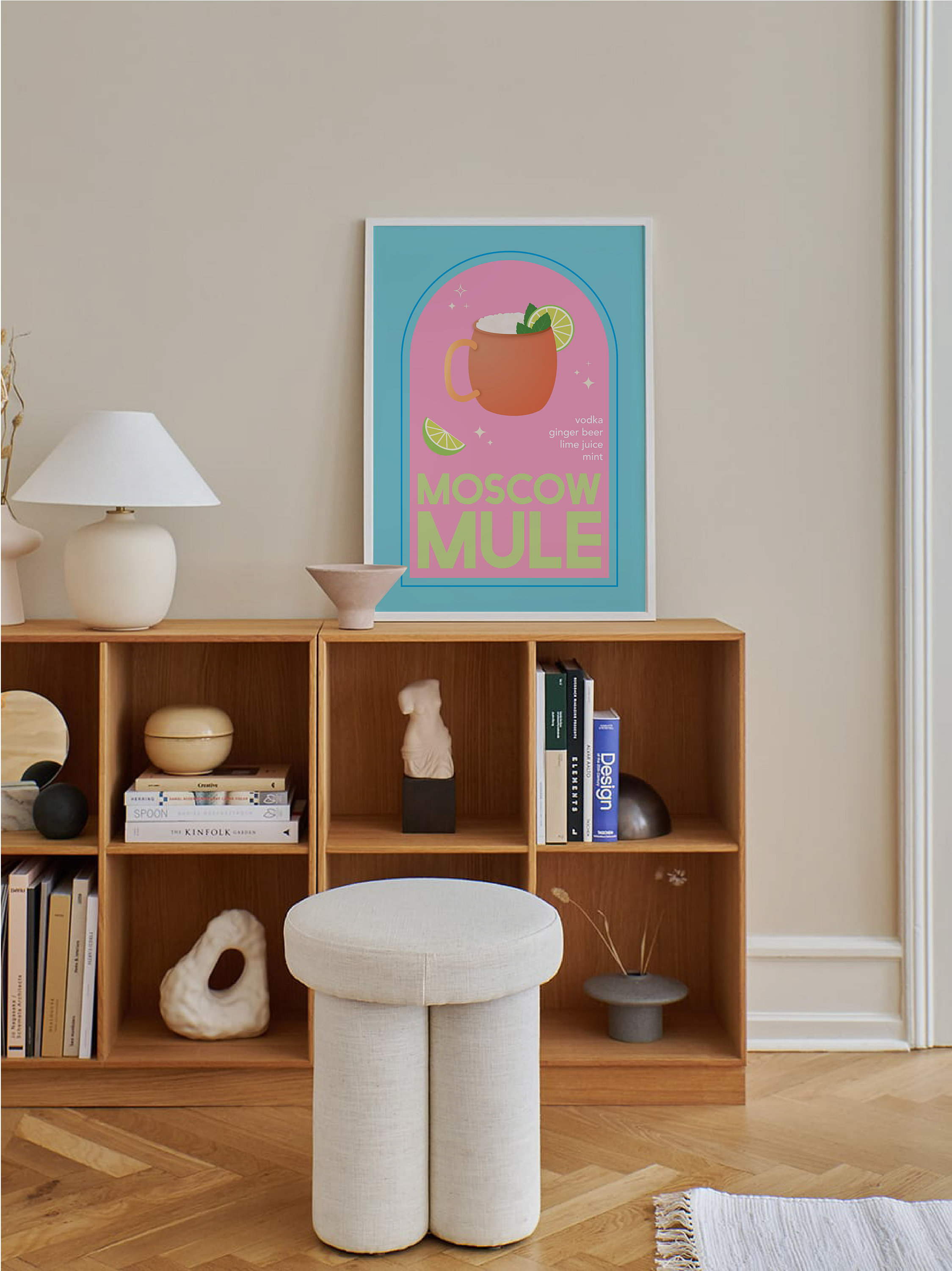 Moscow Mule Cocktail Print - Image 5