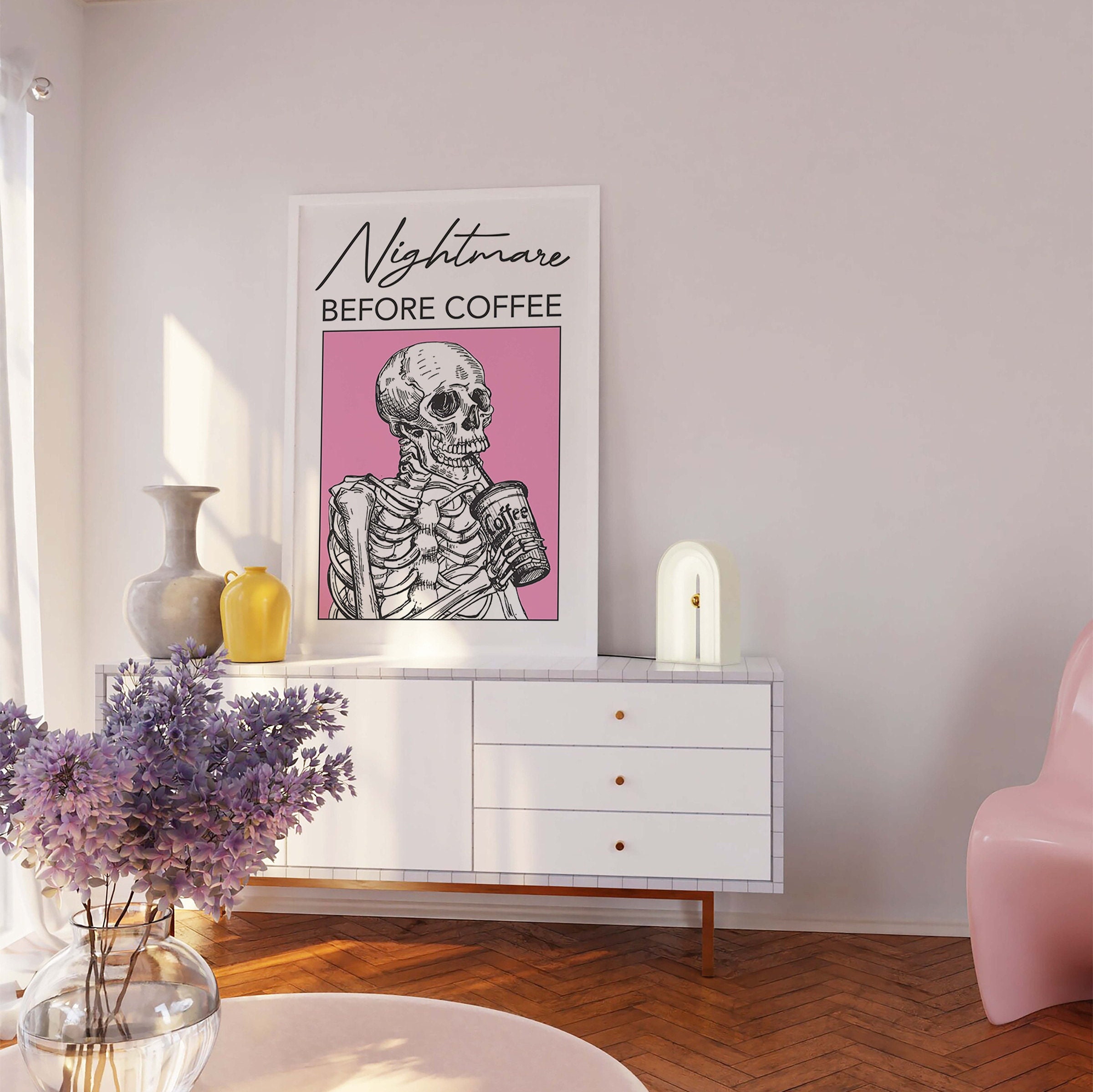 Nightmare Before Coffee Print - Image 2