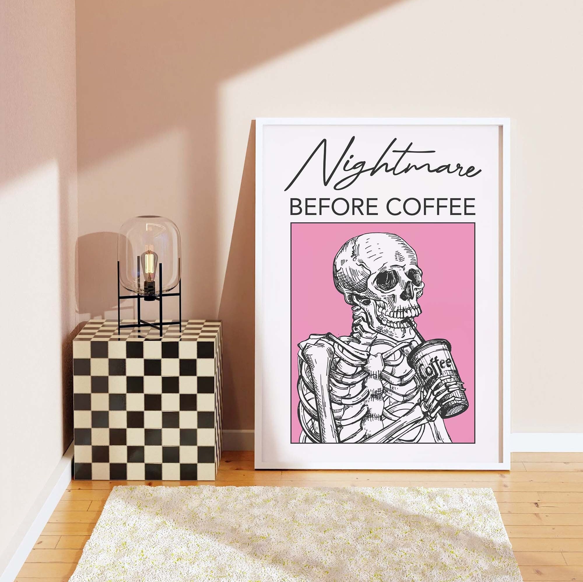 Nightmare Before Coffee Print - Image 3