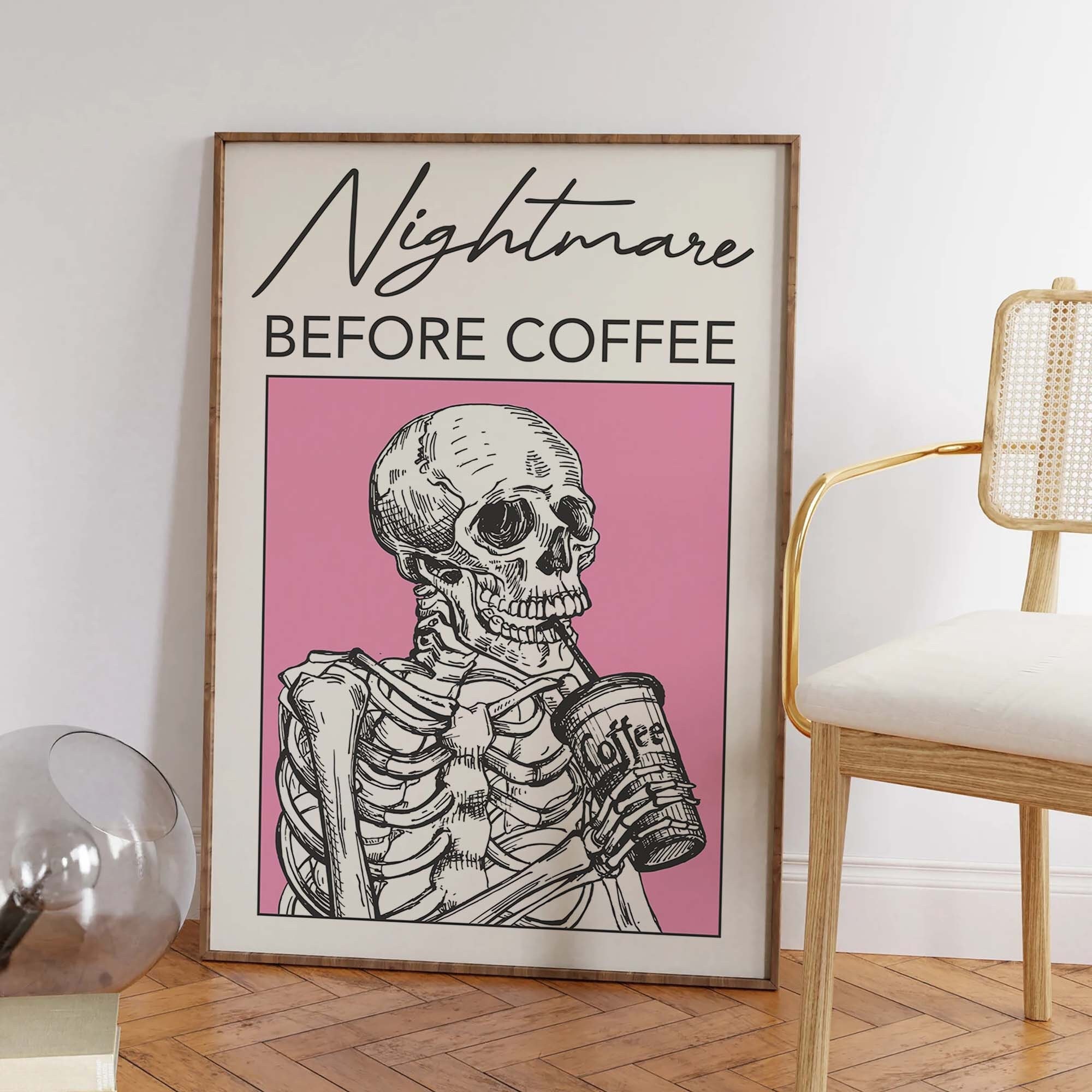 Nightmare Before Coffee Print - Image 4