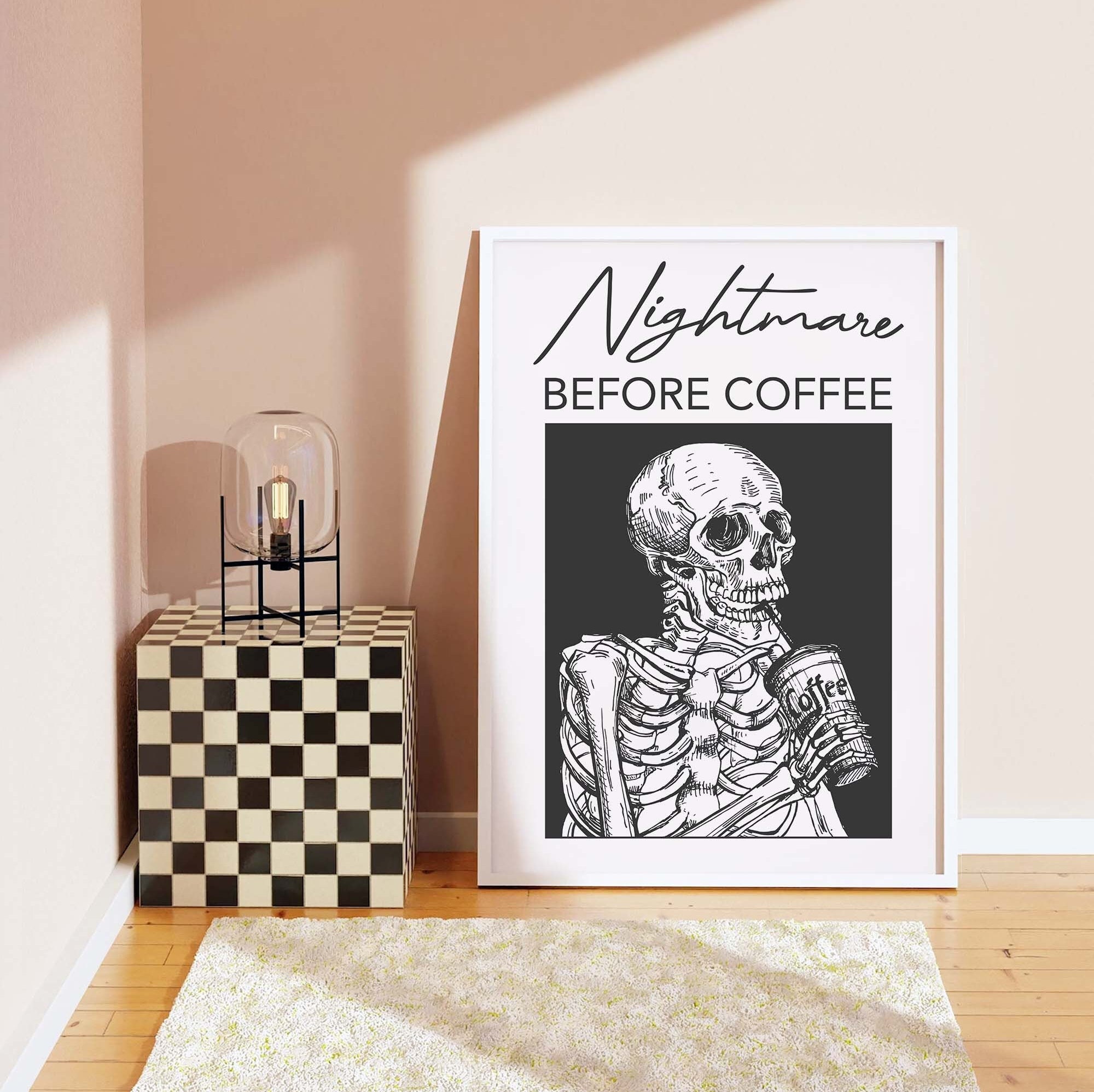 Nightmare Before Coffee Print - Image 4