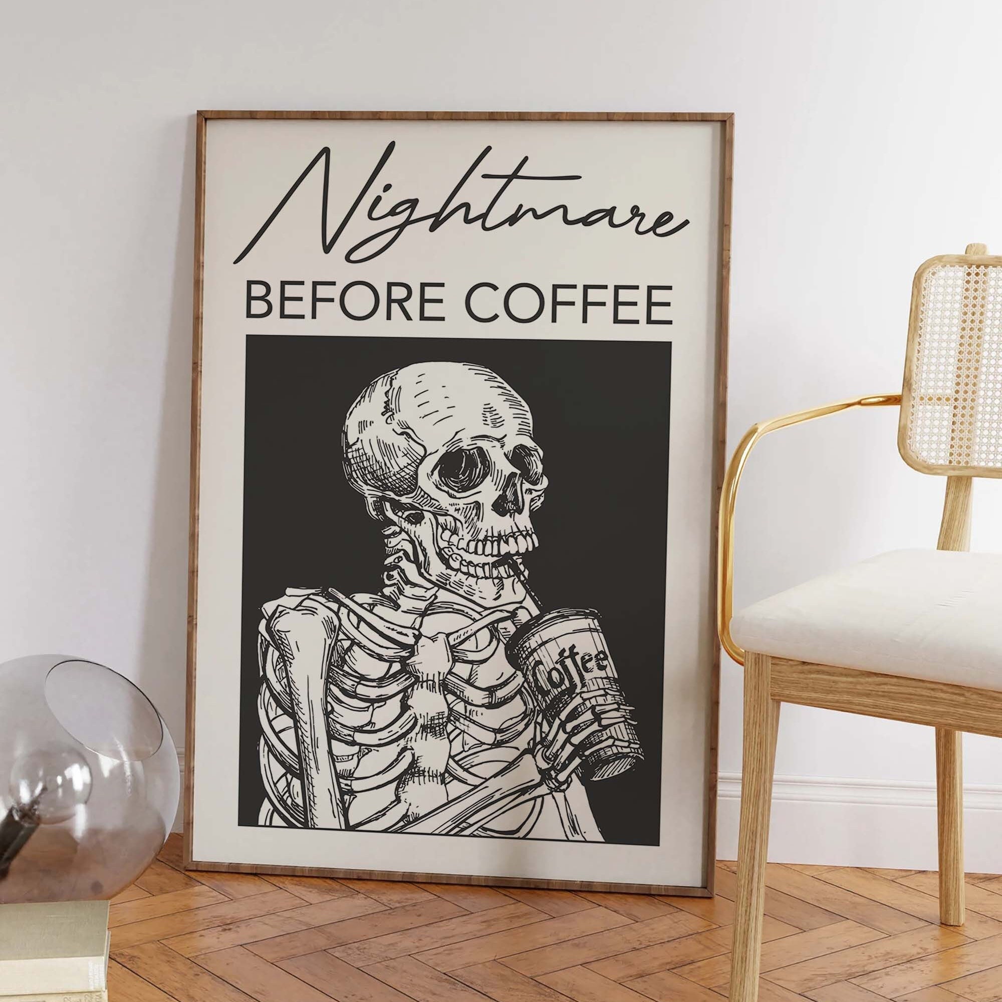 Nightmare Before Coffee Print - Image 5