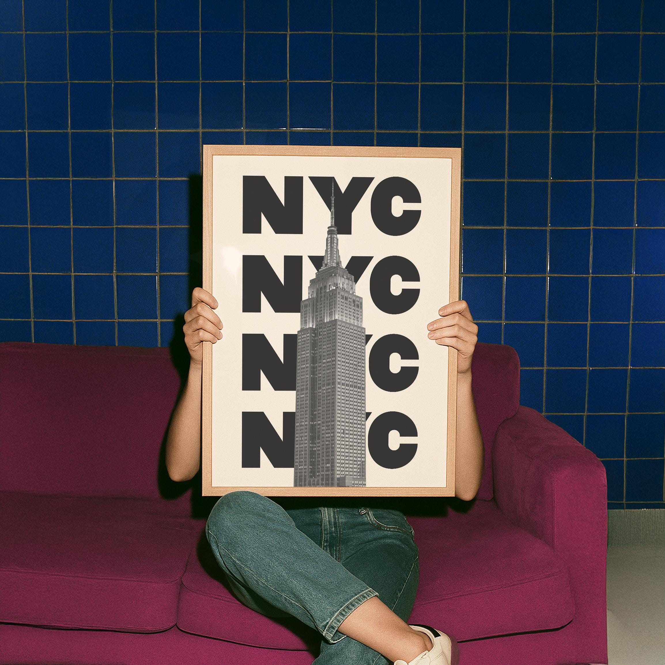 NYC Typography Print