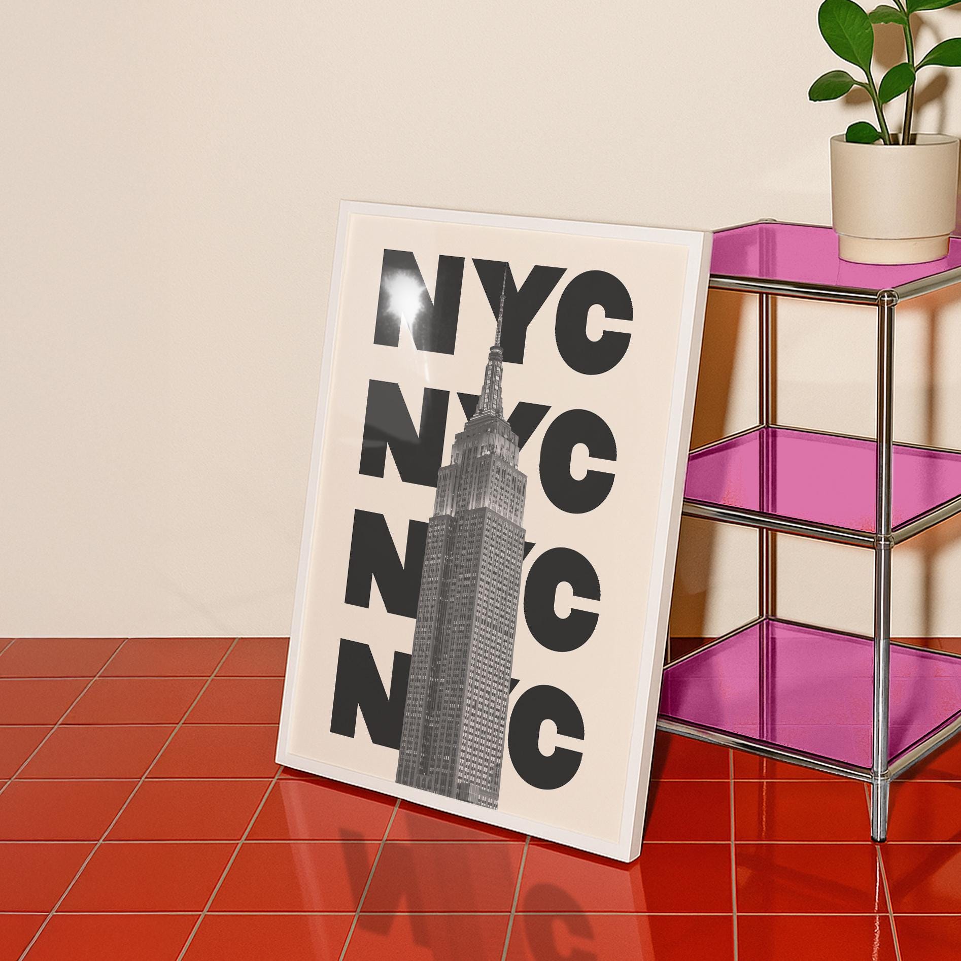NYC Typography Print - Image 3