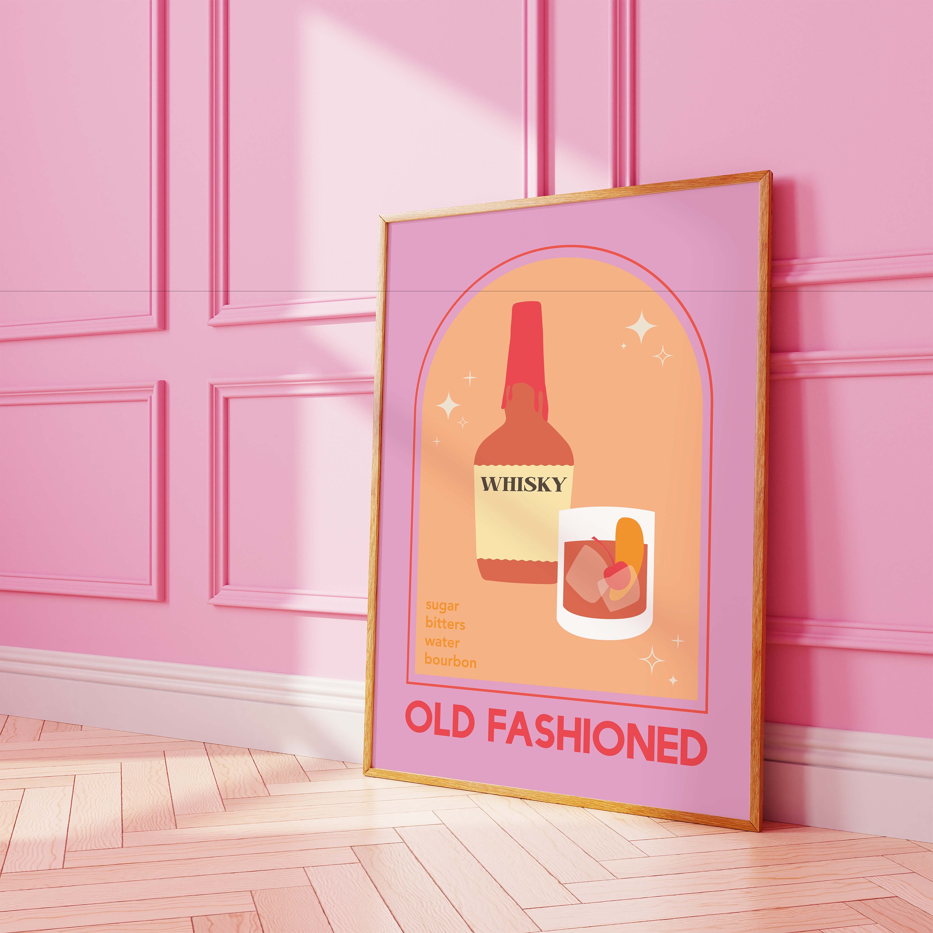 Old Fashioned Cocktail Print - Image 5