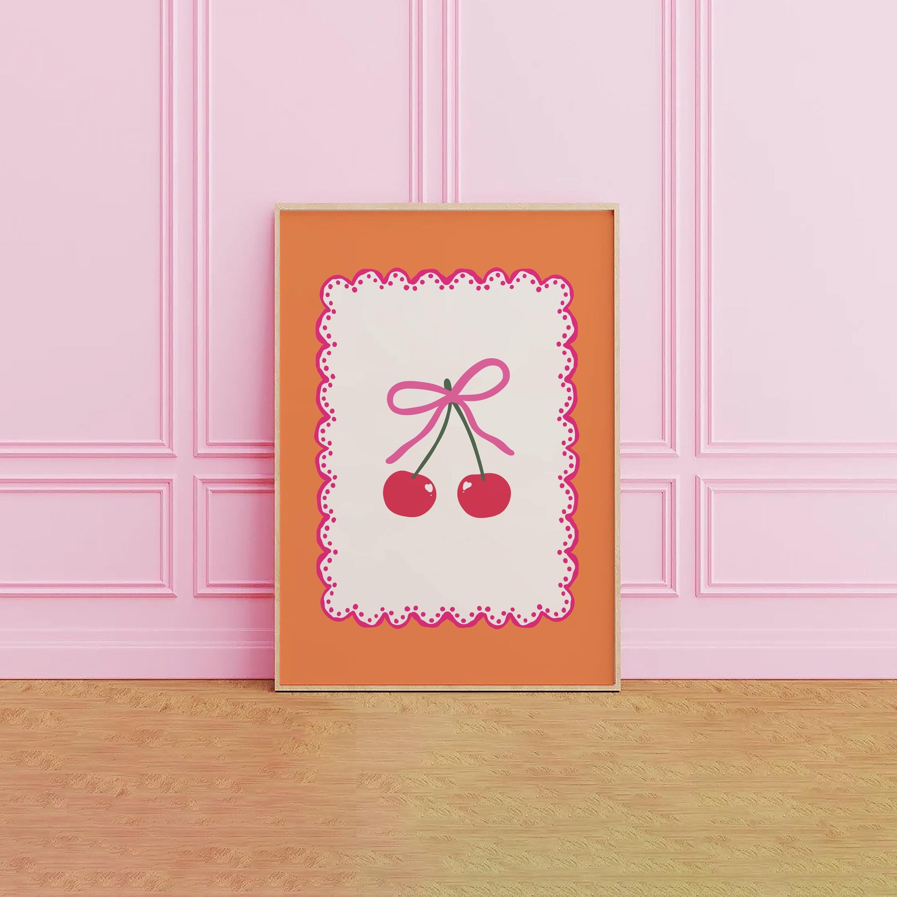 Orange Coquette Cherry Print - Image 4