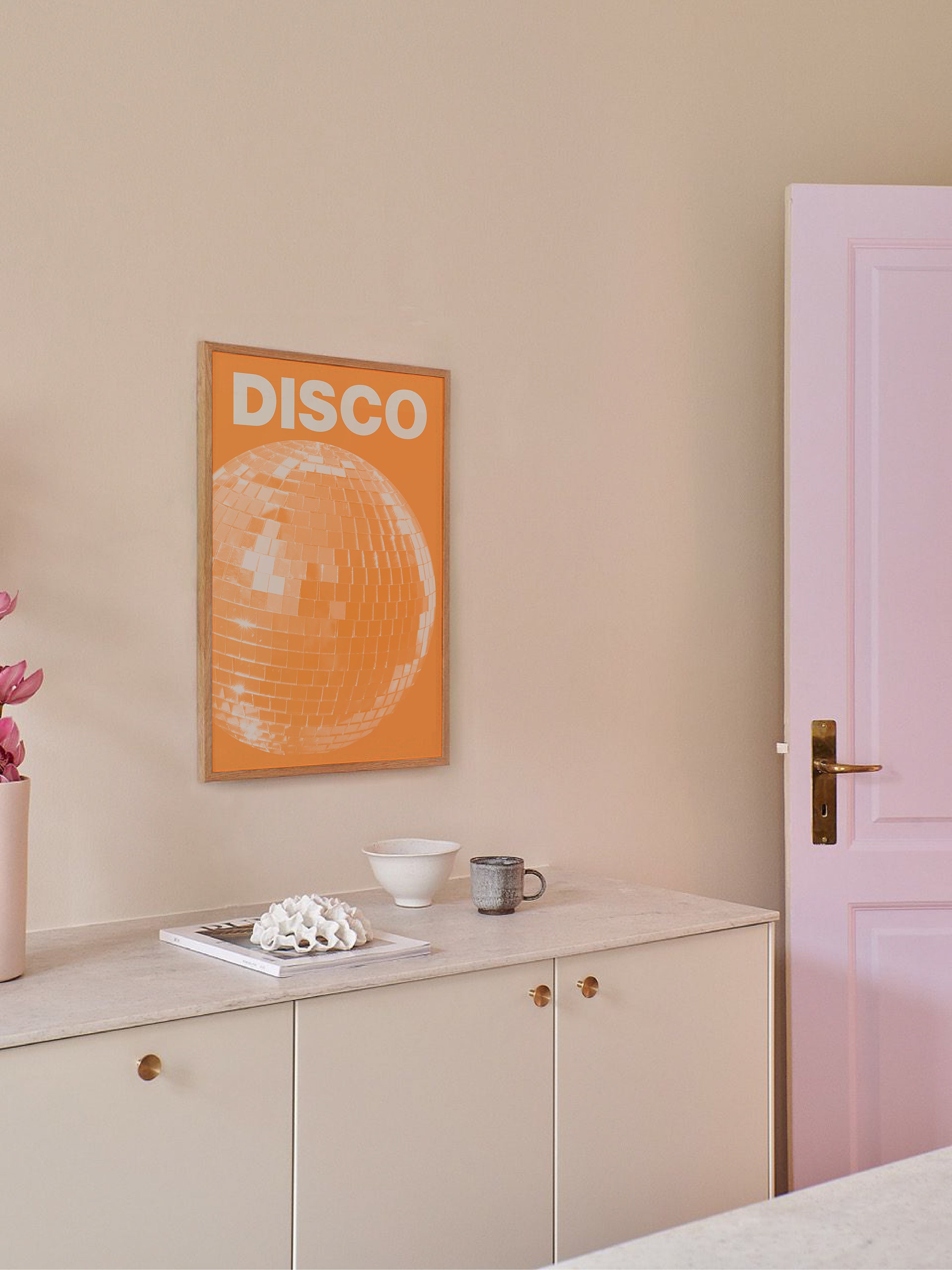 Orange Disco Print - Image 5