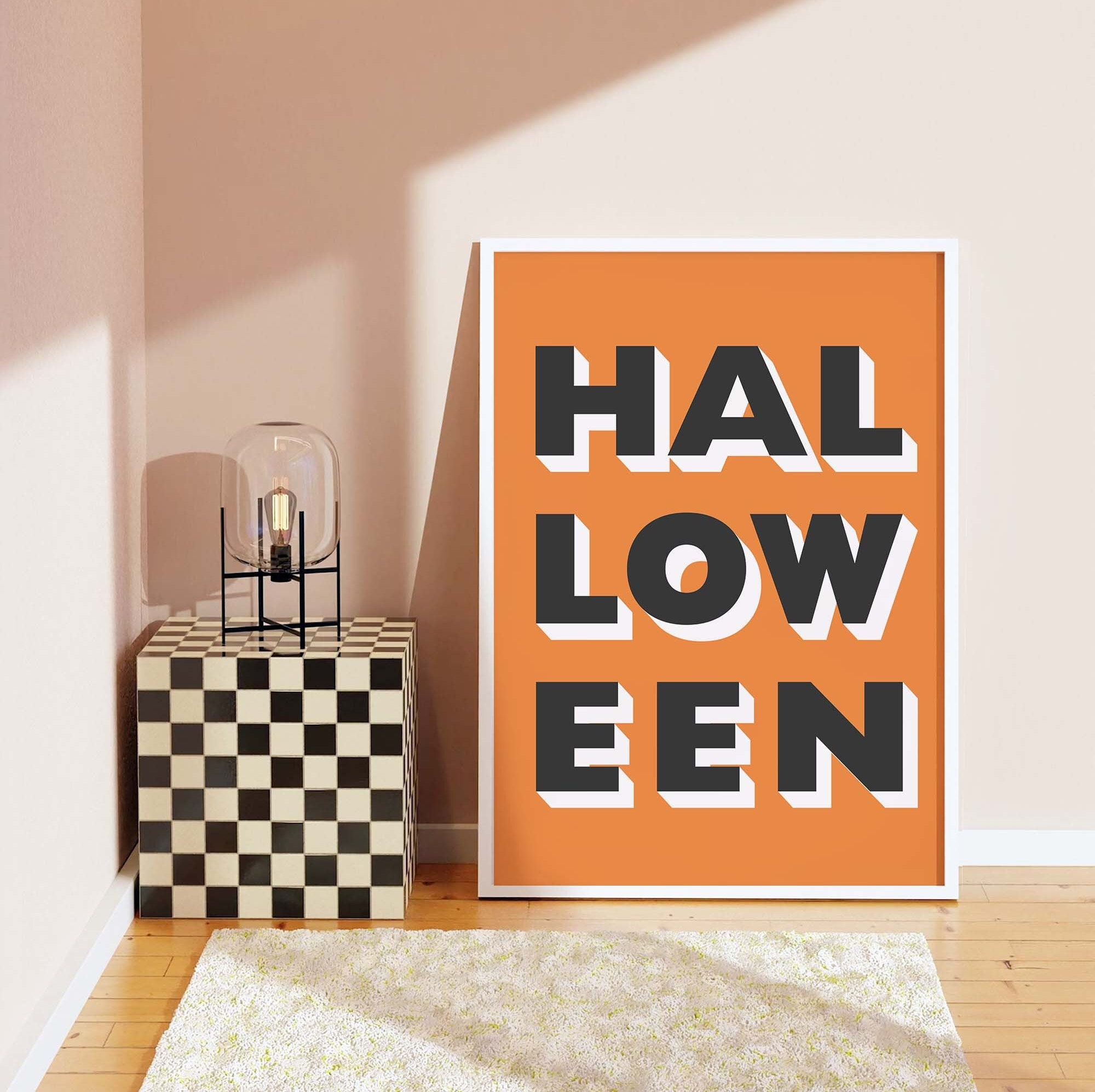 Orange Halloween Print - Image 3