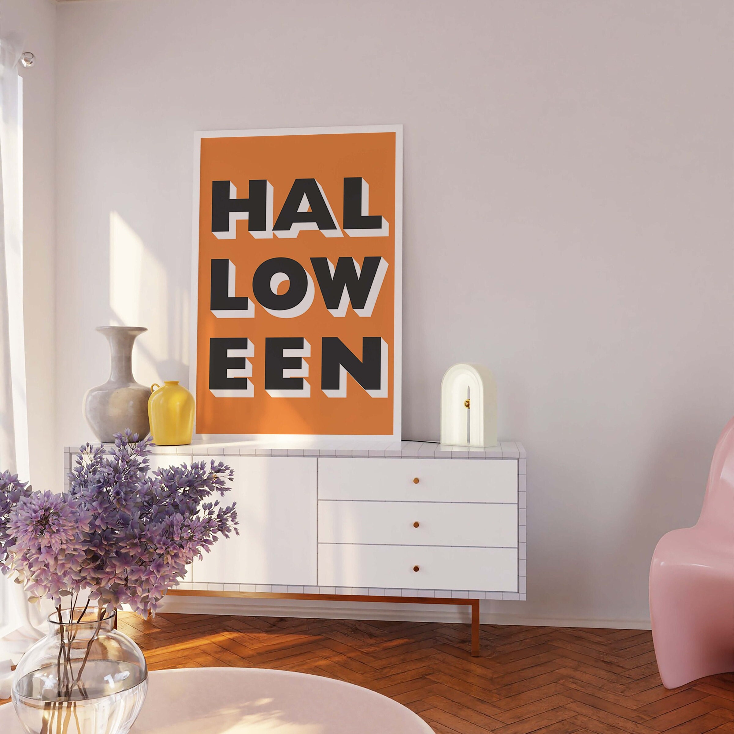 Orange Halloween Print - Image 5
