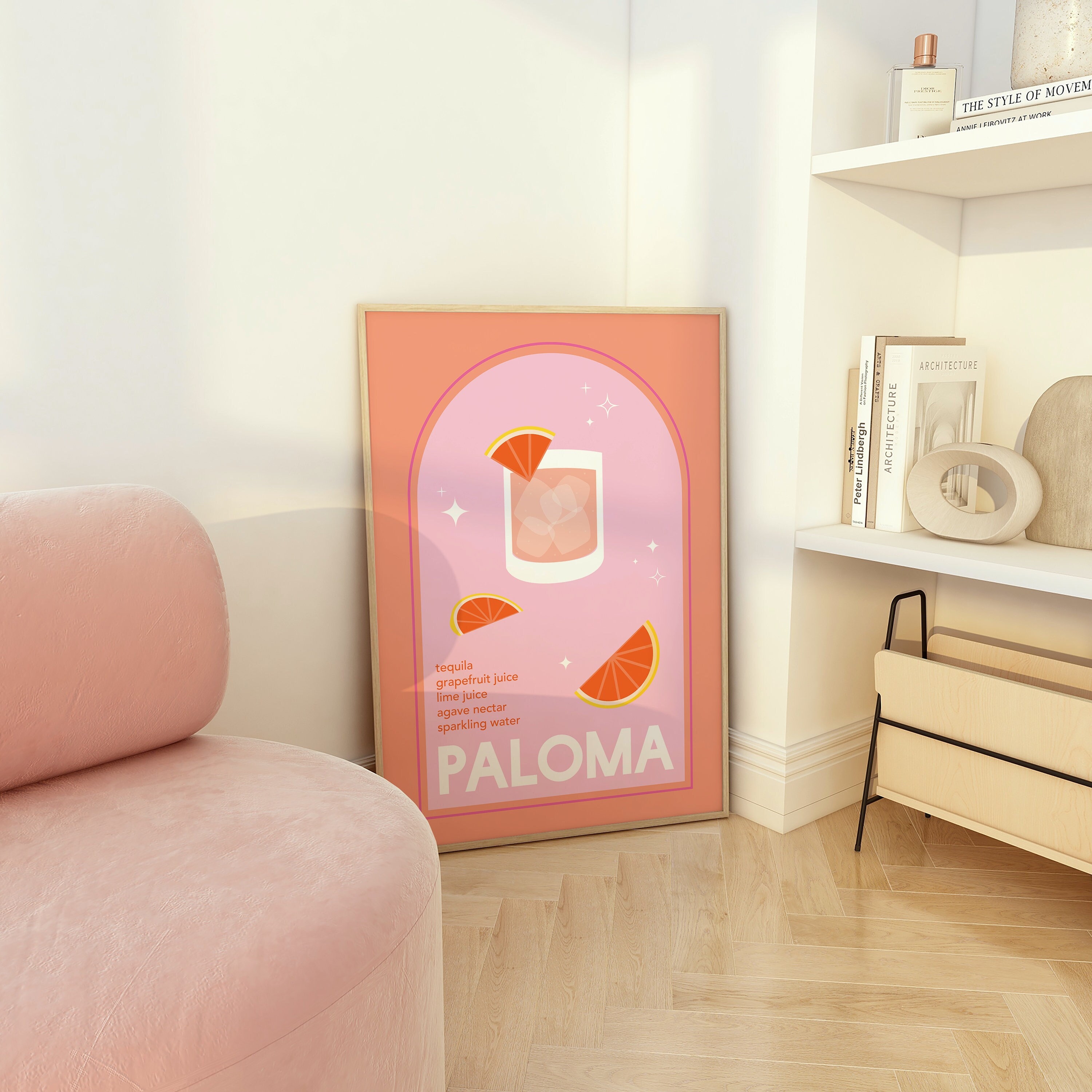 Paloma Cocktail Print - Image 2