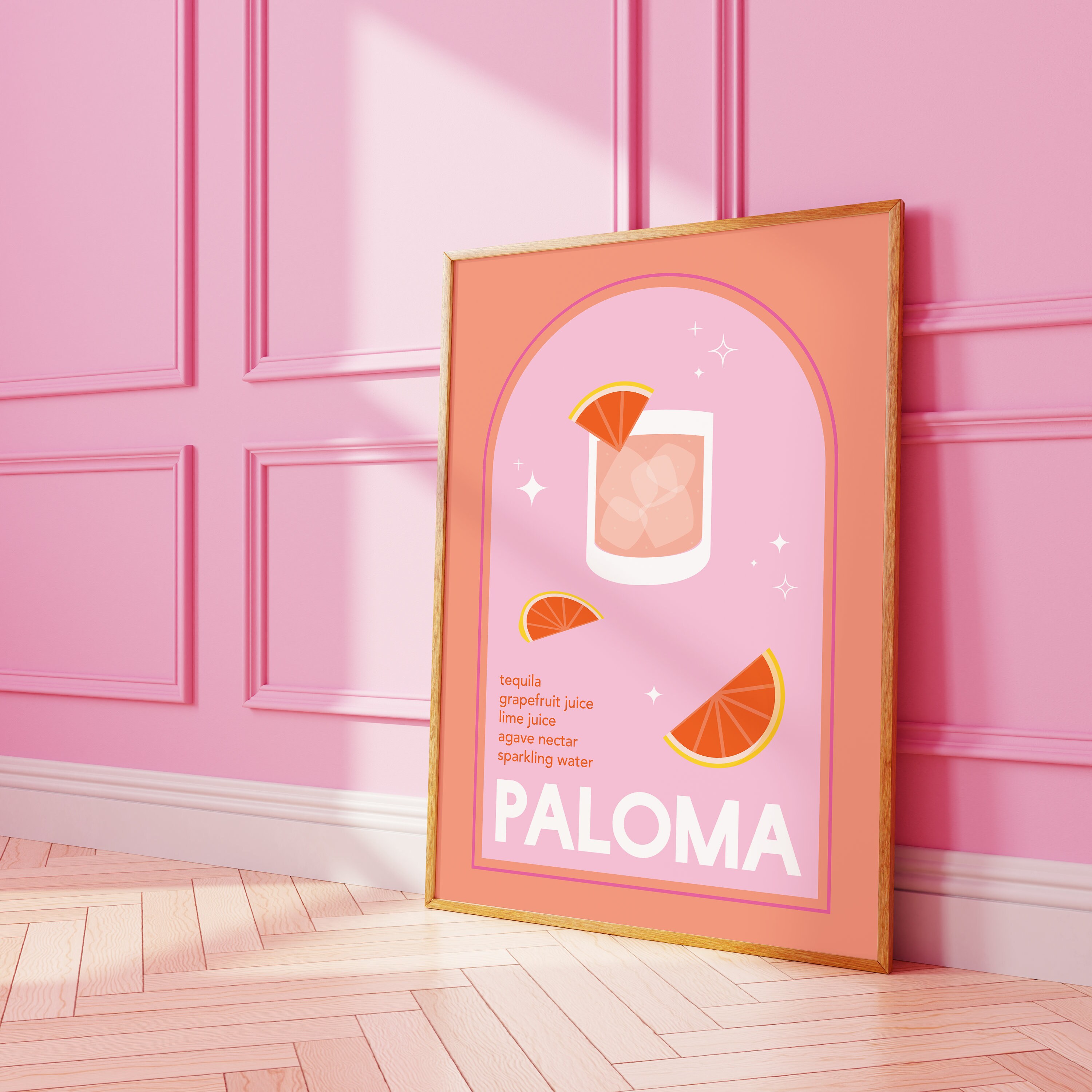 Paloma Cocktail Print - Image 3