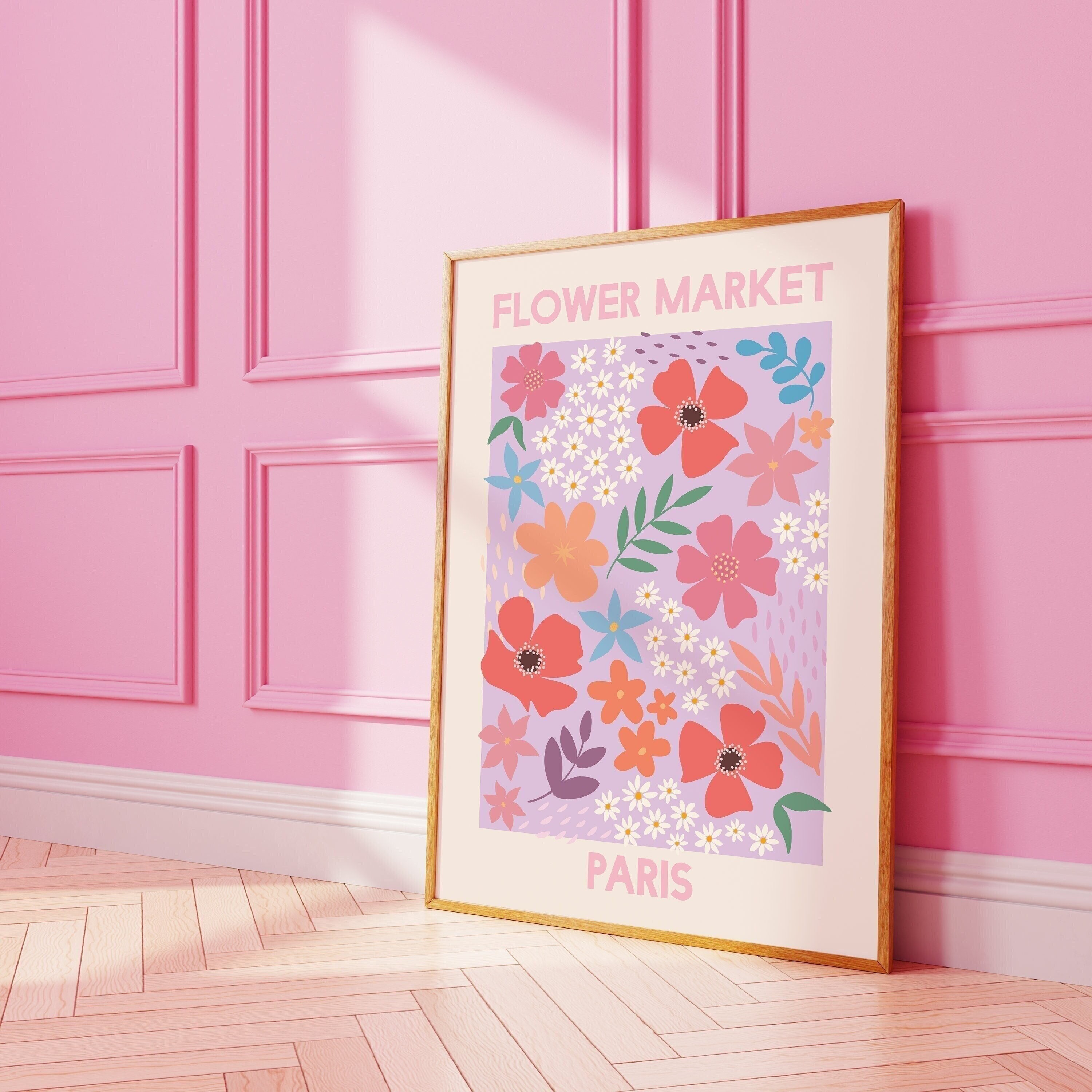 Paris Flower Market Print - Image 2