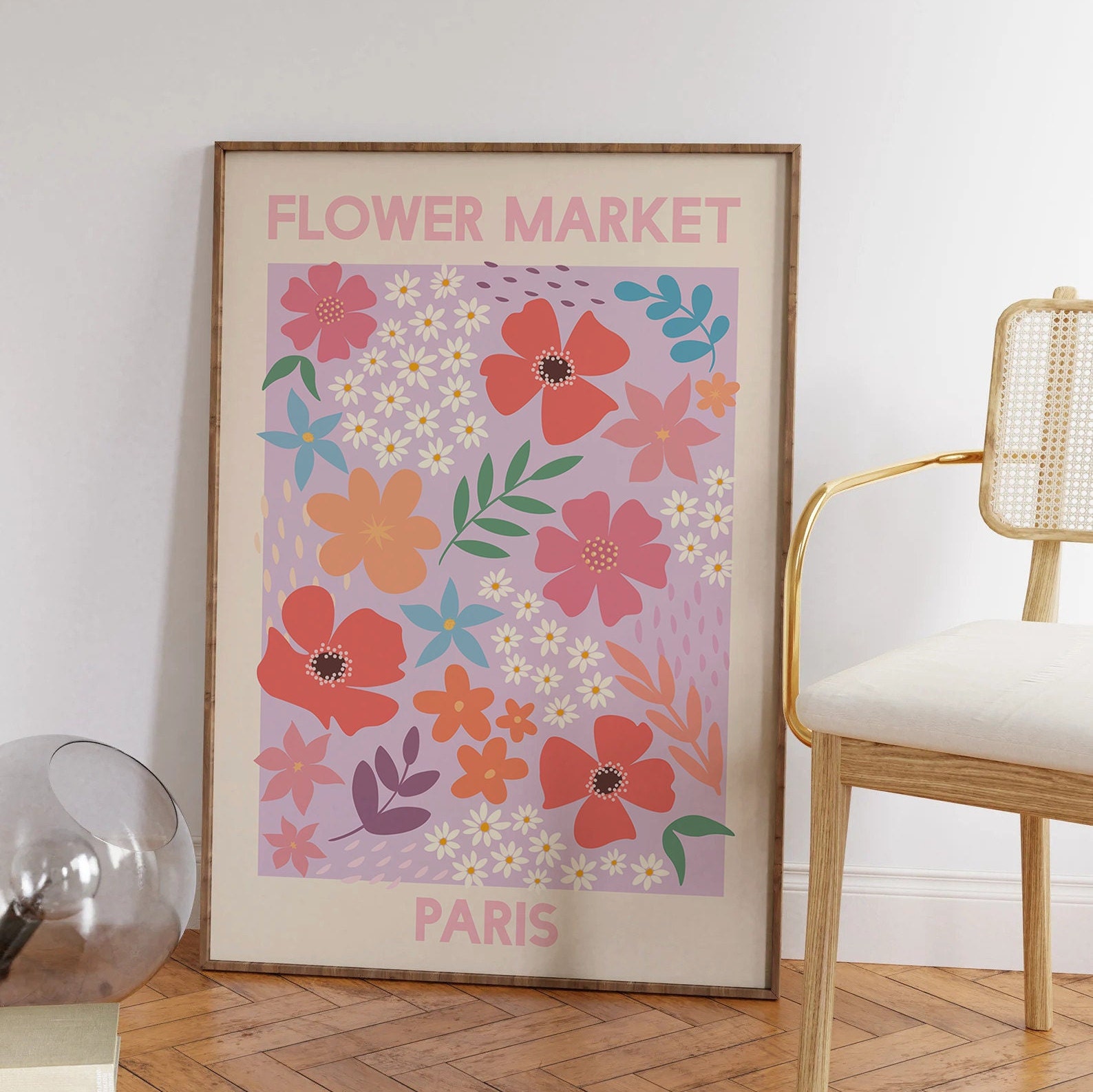 Paris Flower Market Print - Image 4