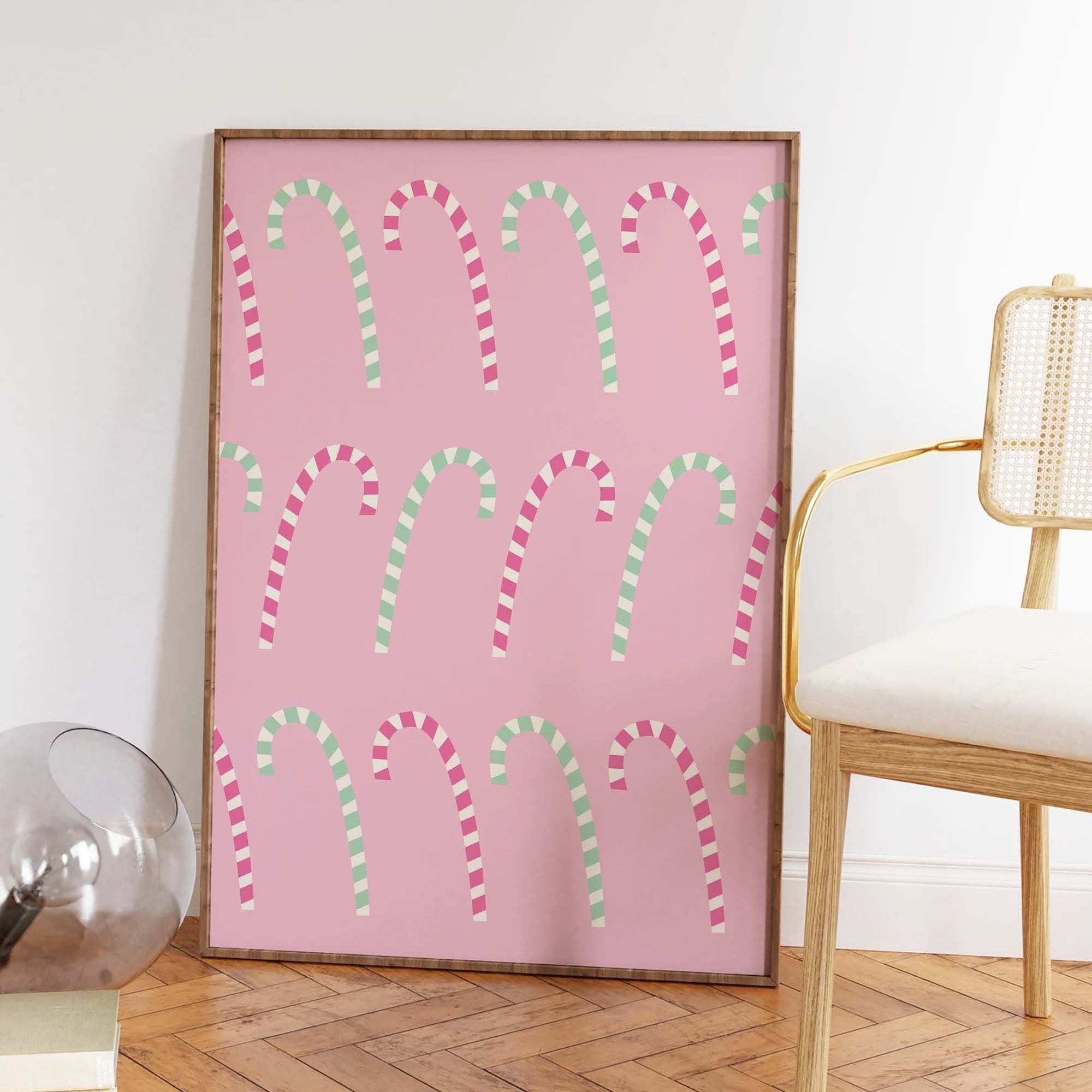 Pastel Candy Cane Print - Image 4